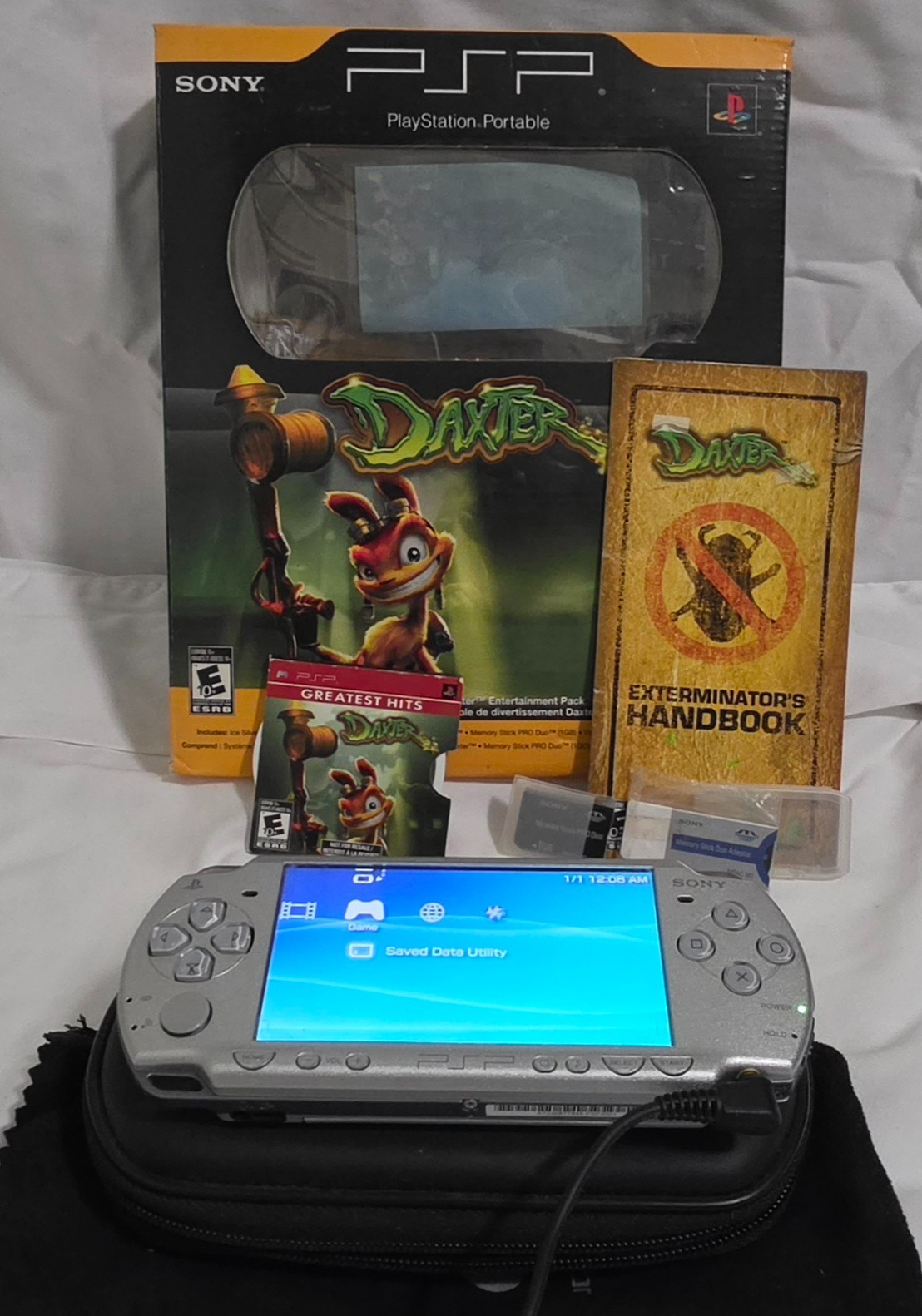 Sony PSP Limited Silver Daxter Edition