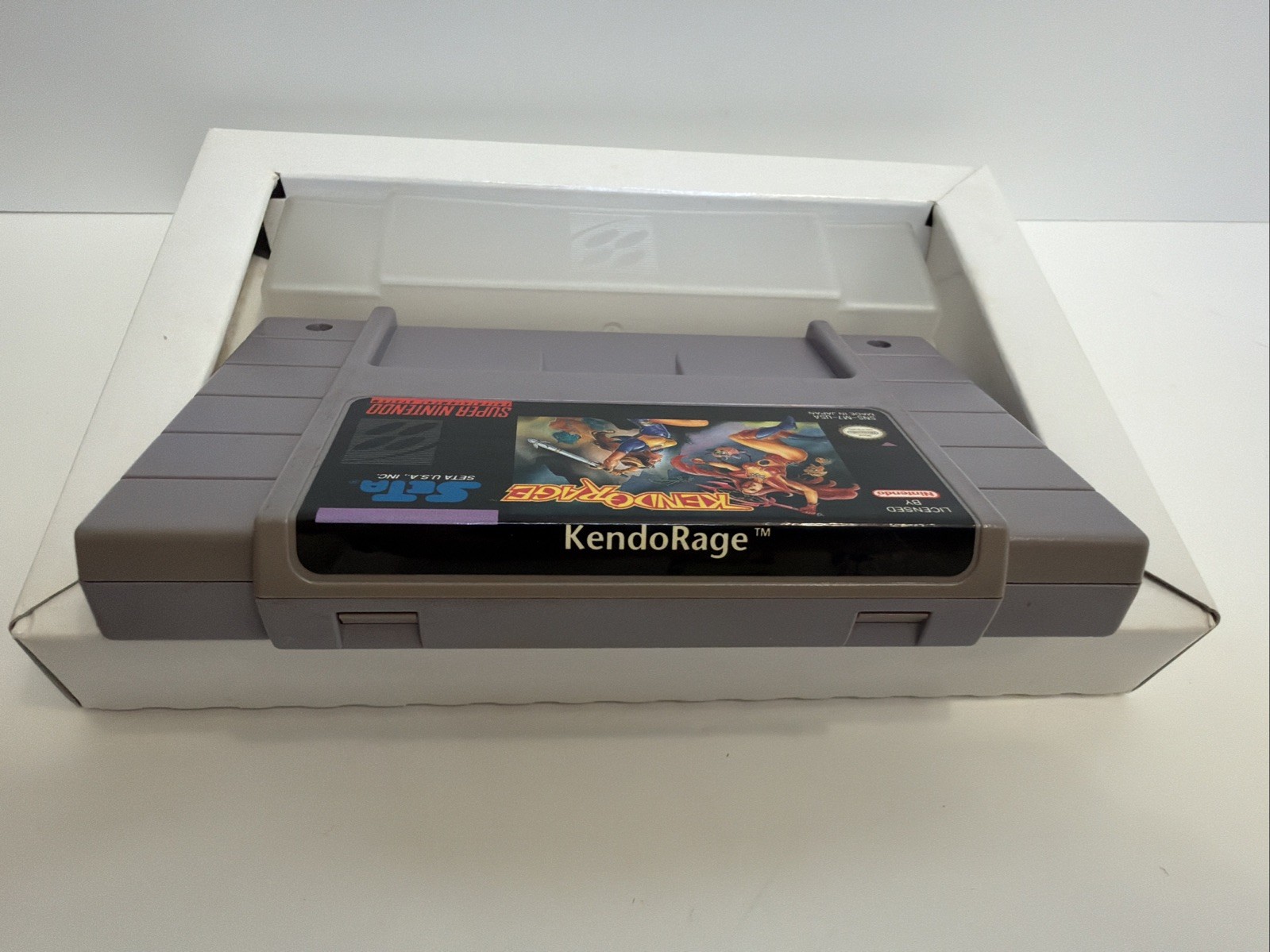 Kendo Rage SNES Super Nintendo Game CIB Complete VGC +Poster!