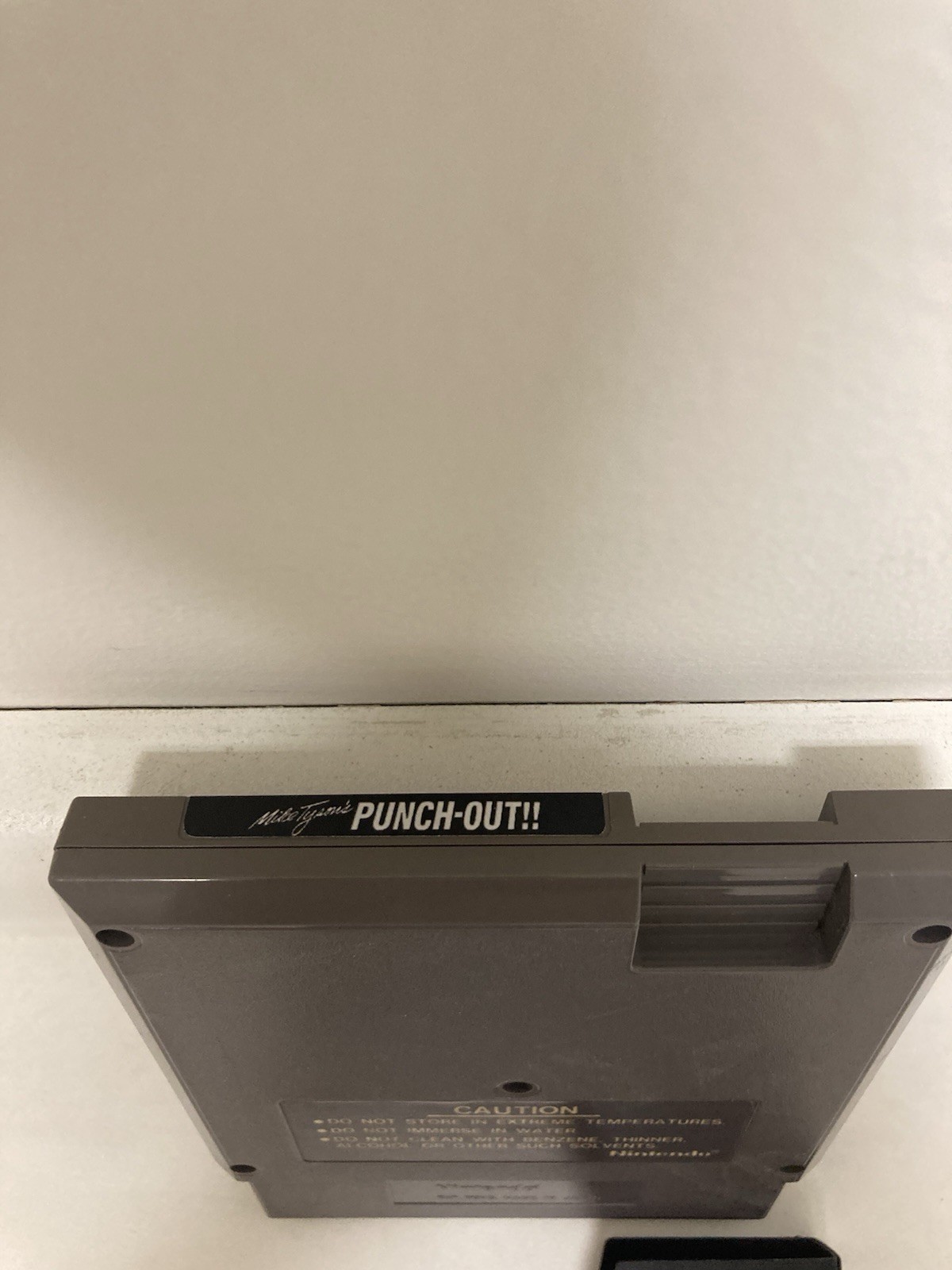 Mike Tyson’s Punch-Out Nes 5 Five SCREW Cart,Rare Early Print Grail Wata Boxing