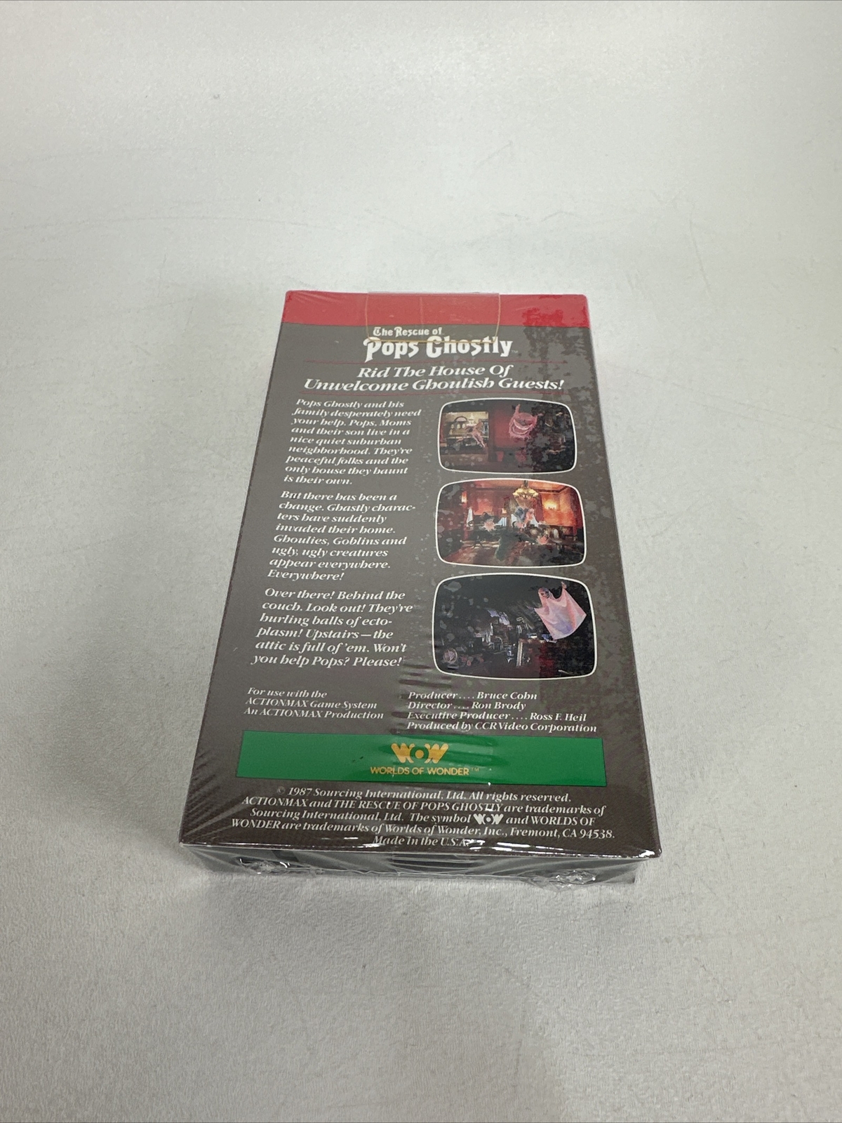 Action Max The Rescue of Pops Ghostly VHS Live Action Video Game- New Sealed
