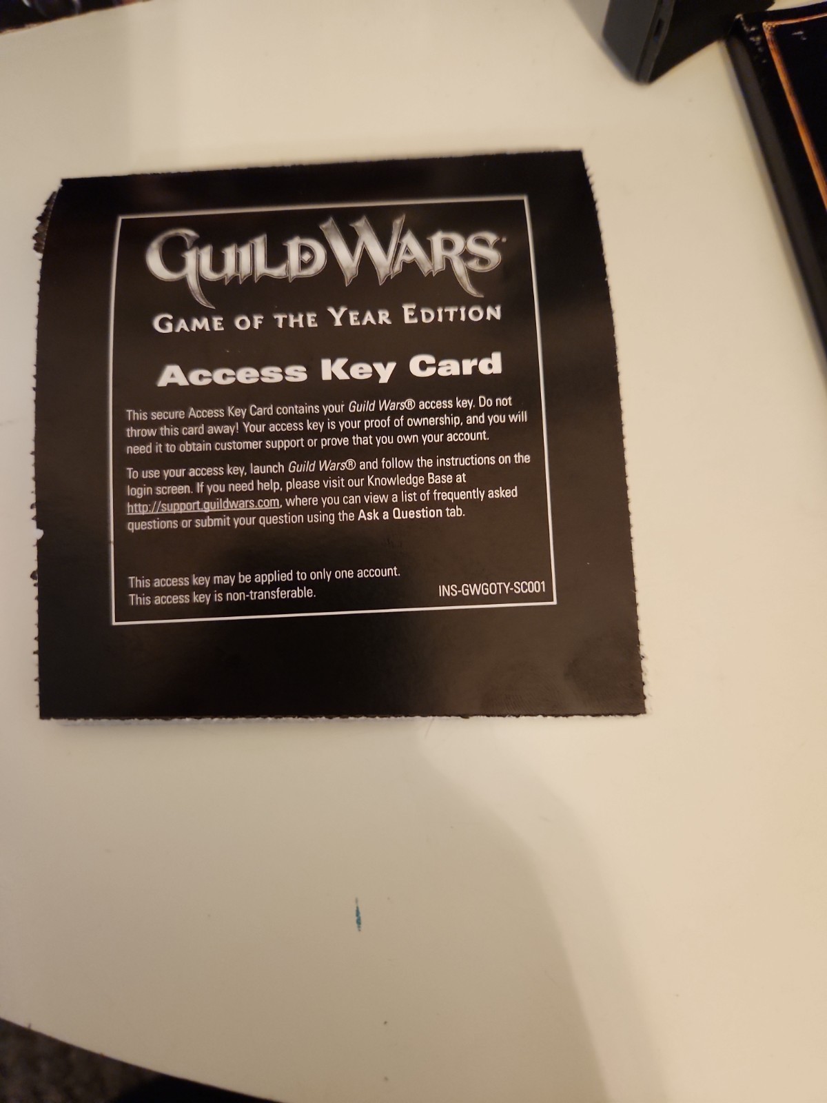 VTG – GUILD WARS – GAME OF THE YEAR EDITION – PC Game W/Manual & 2 Discs – CIB