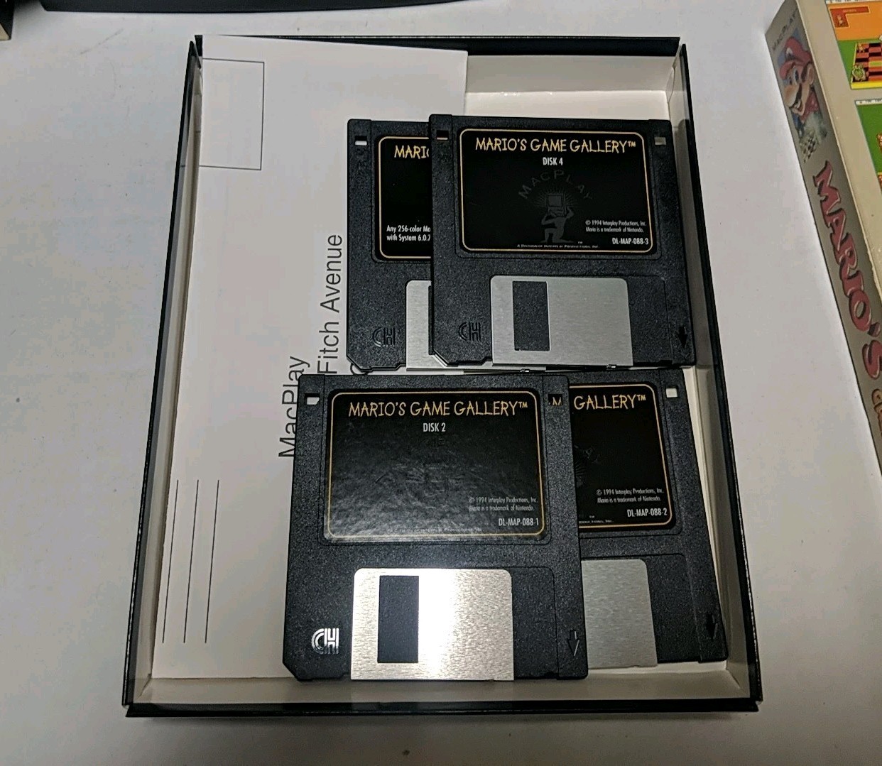 Vintage Marios Game Gallery / Lemmings Apple Macintosh Mac 3.5″ Floppy Disks