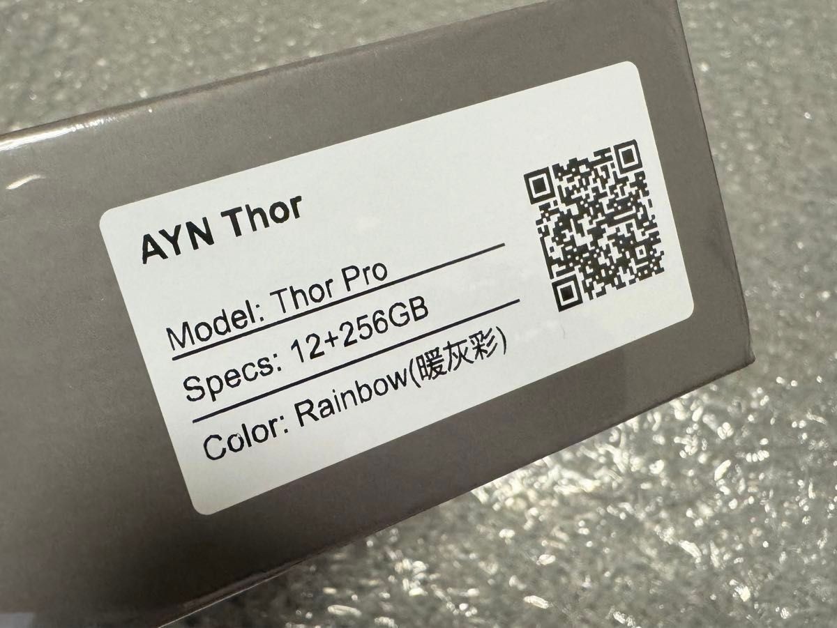 AYN Thor Pro Rainbow 12GB 256GB Brand New Sealed Android Retro Handheld Console