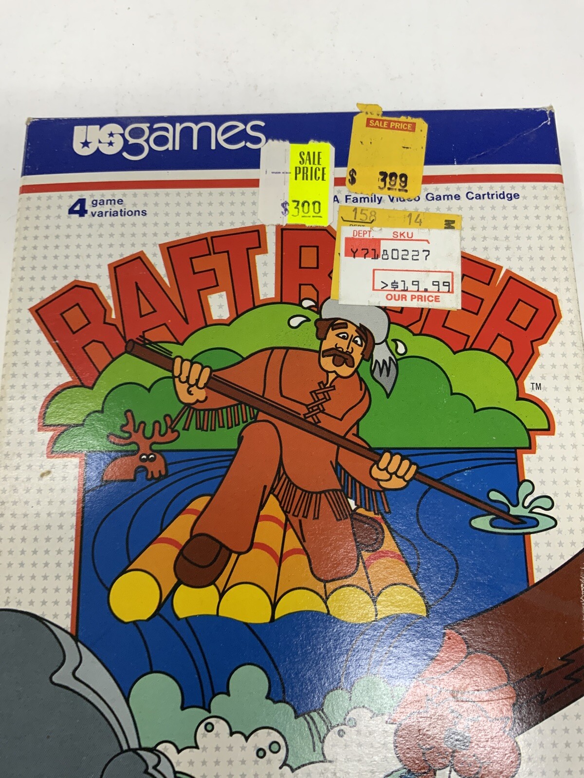 Raft Rider (Atari 2600, 1982) Complete In Box Tested And Working