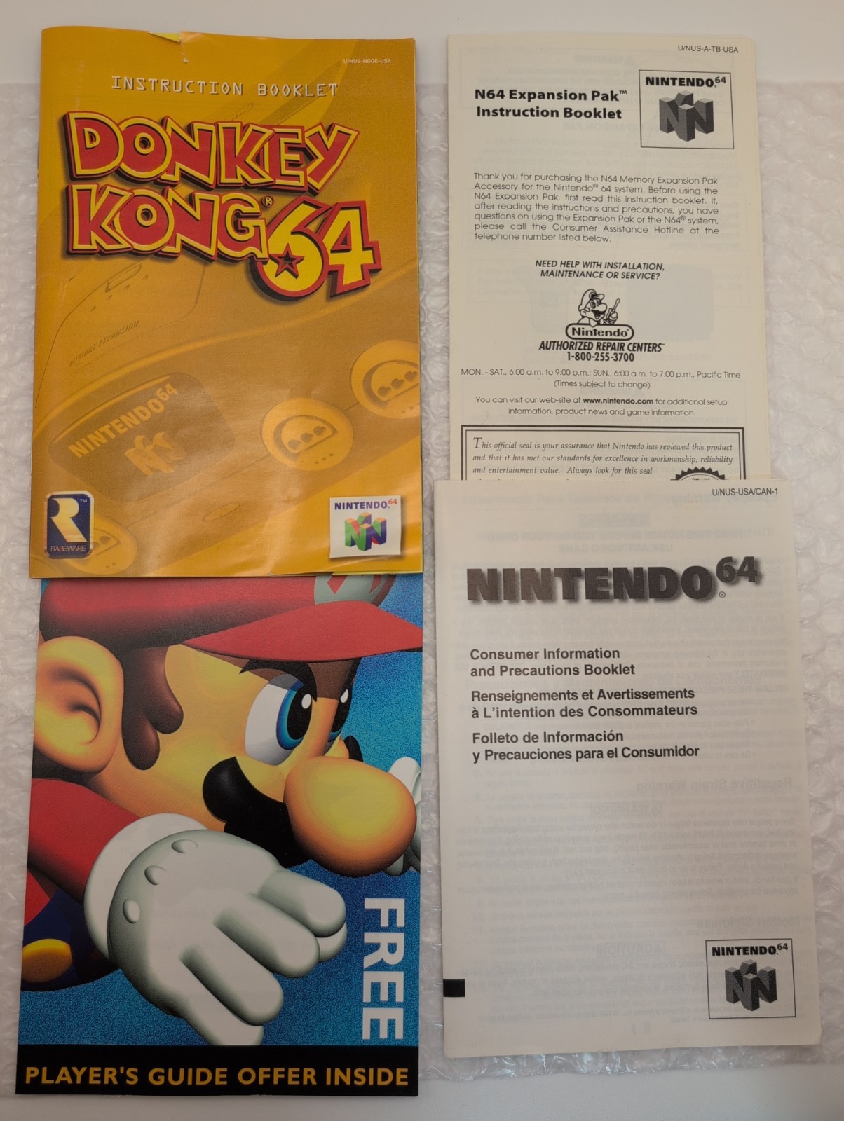 Donkey Kong 64 (Nintendo 64) Complete CIB Collector’s Edition + Expansion Pak