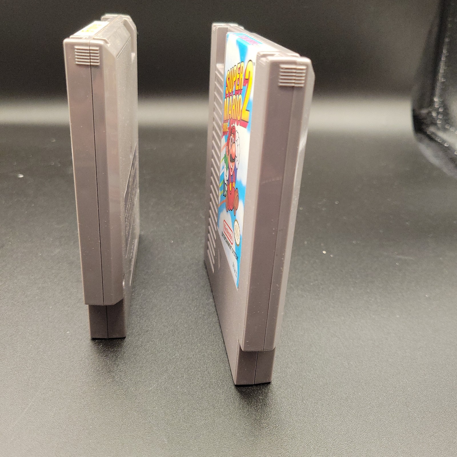 Super Mario Bros 2 + Super Mario Bros Duck Hunt Track Meet NES Authentic Lot