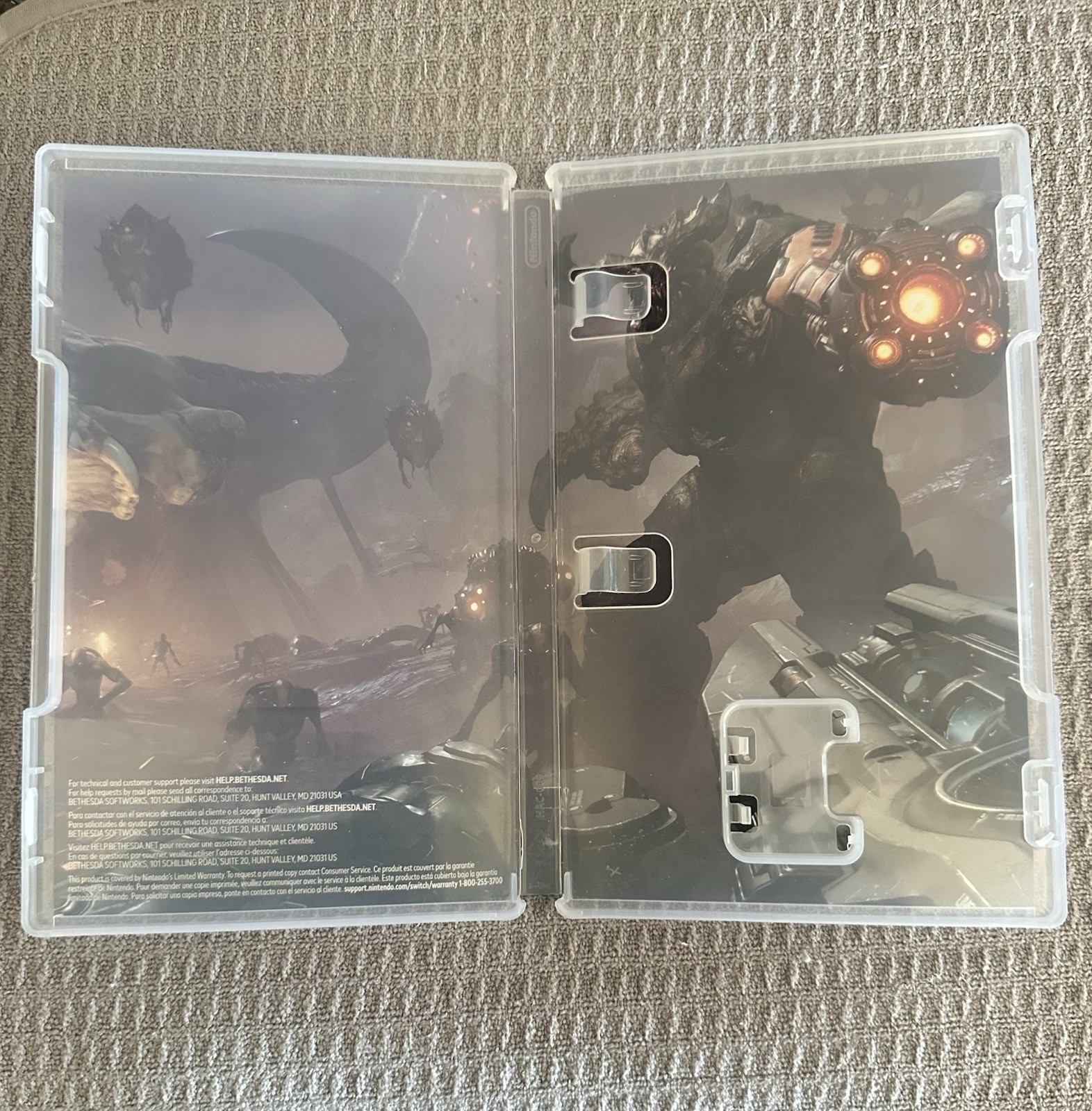 Bethesda DOOM for Nintendo Switch Shooter (Doom Series) 2017 (Case Only)