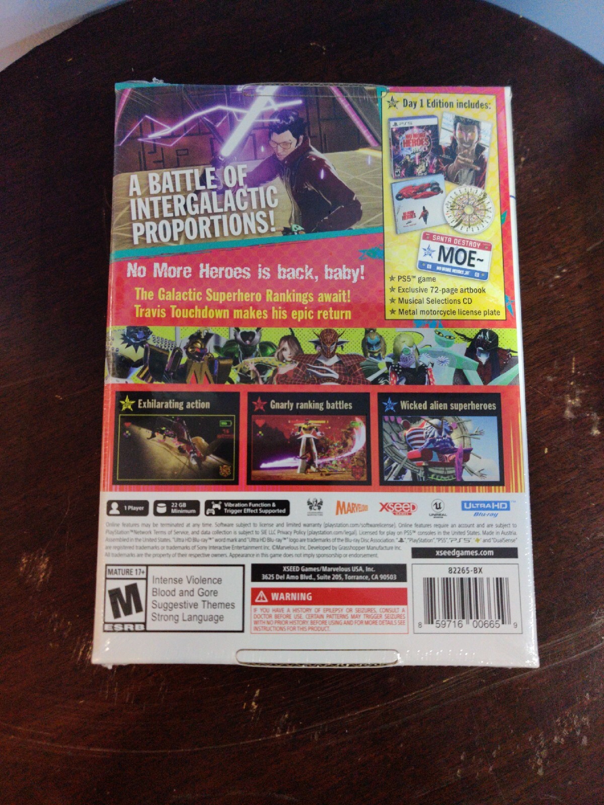 No More Heroes 3 – Day 1 Edition – Sony PlayStation 5 – Marvelous – Xseed Sealed