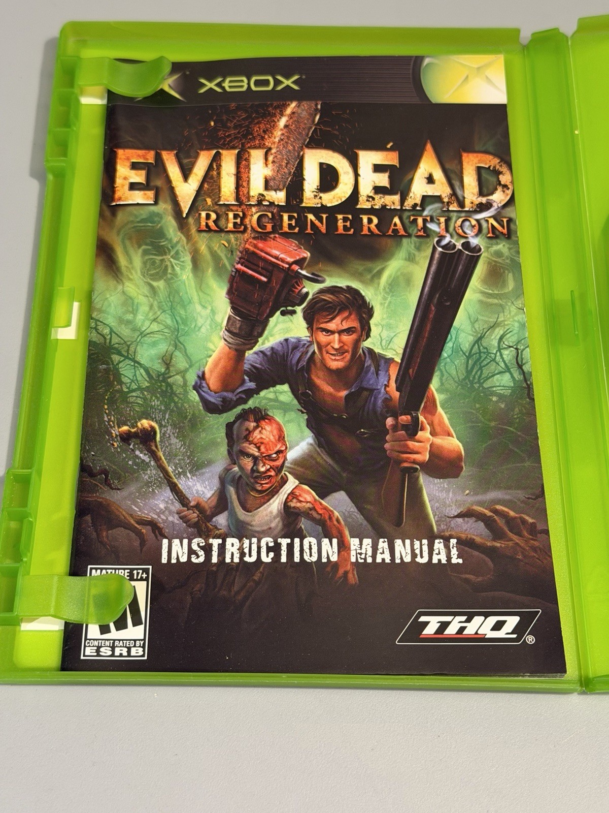 Evil Dead Regeneration for Xbox Original CIB Complete Survival Horror