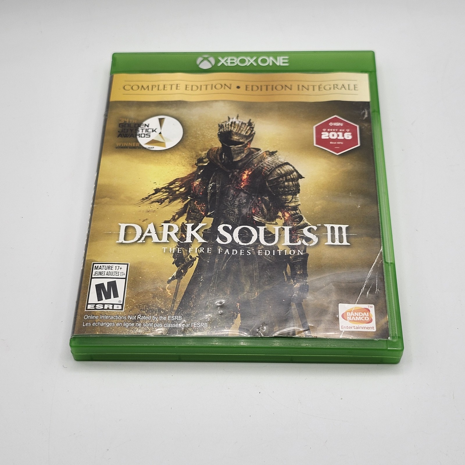 Dark Souls III: The Fire Fades Edition (Microsoft Xbox One, 2017) Tested