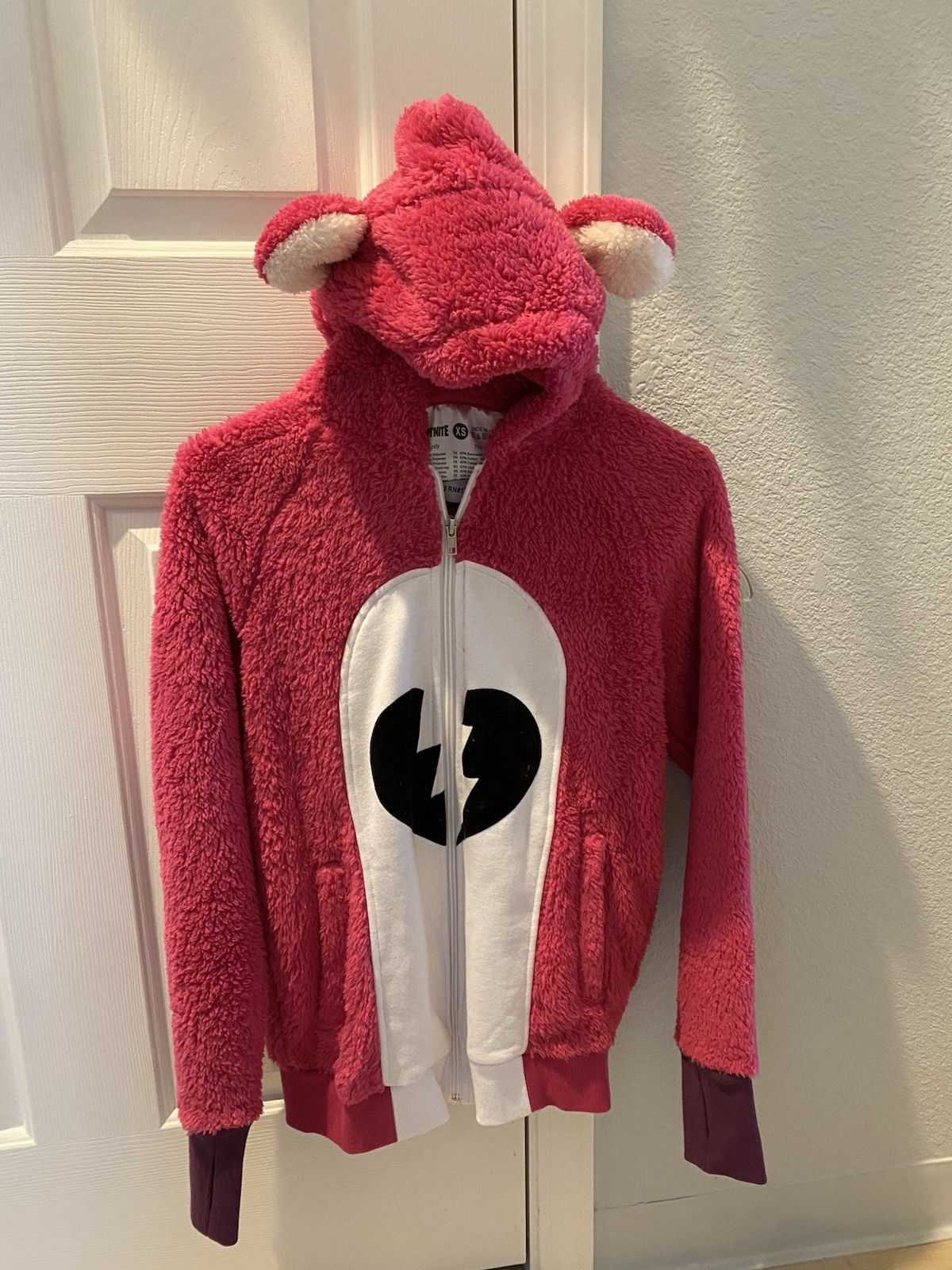Cuddle Team Leader Fortnite Zip Up Hoodie Epic Games Official Licensed Youth XS