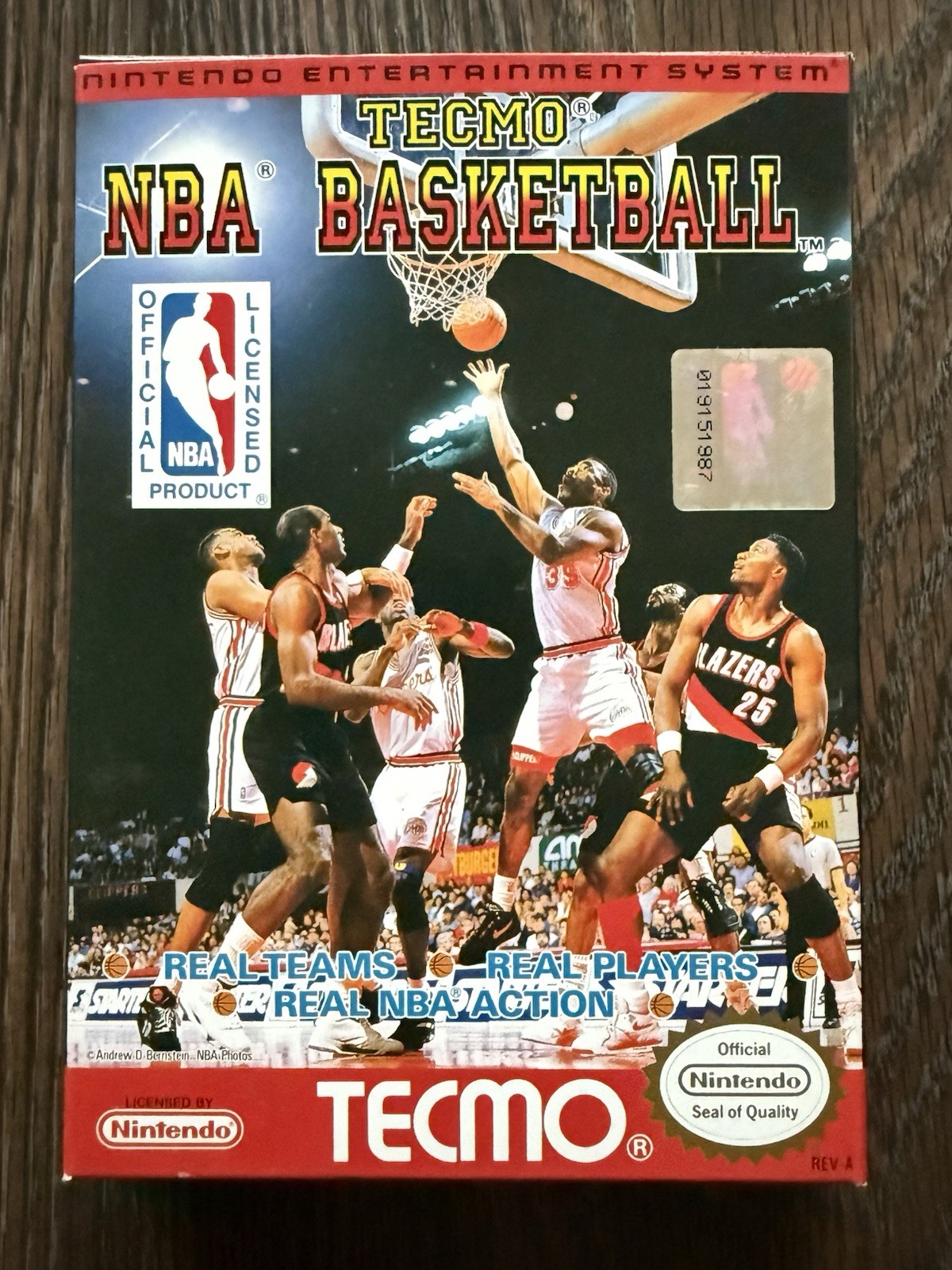 Tecmo NBA Basketball Complete in Box CIB w/Inserts! (Nintendo, NES 1992)🔥