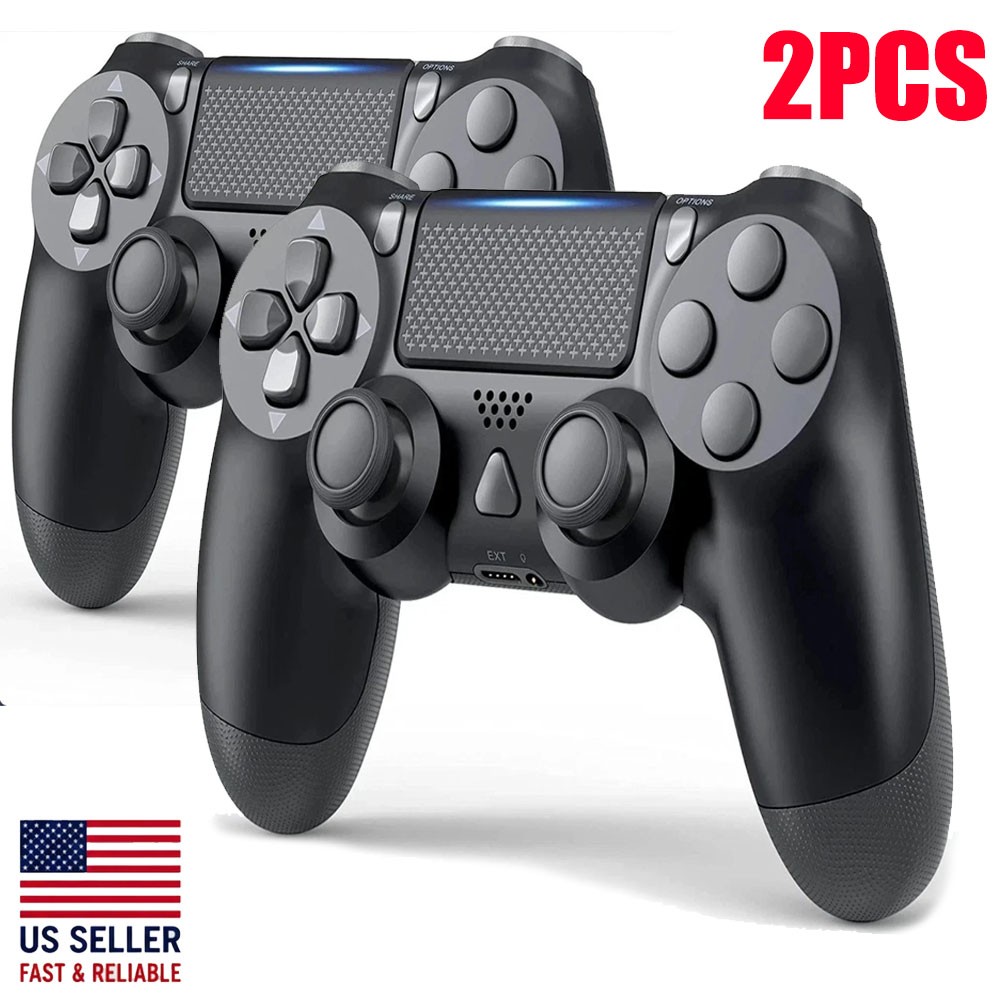 2PCS Wireless Controller Bluetooth Gamepad for PlayStation4 PS4