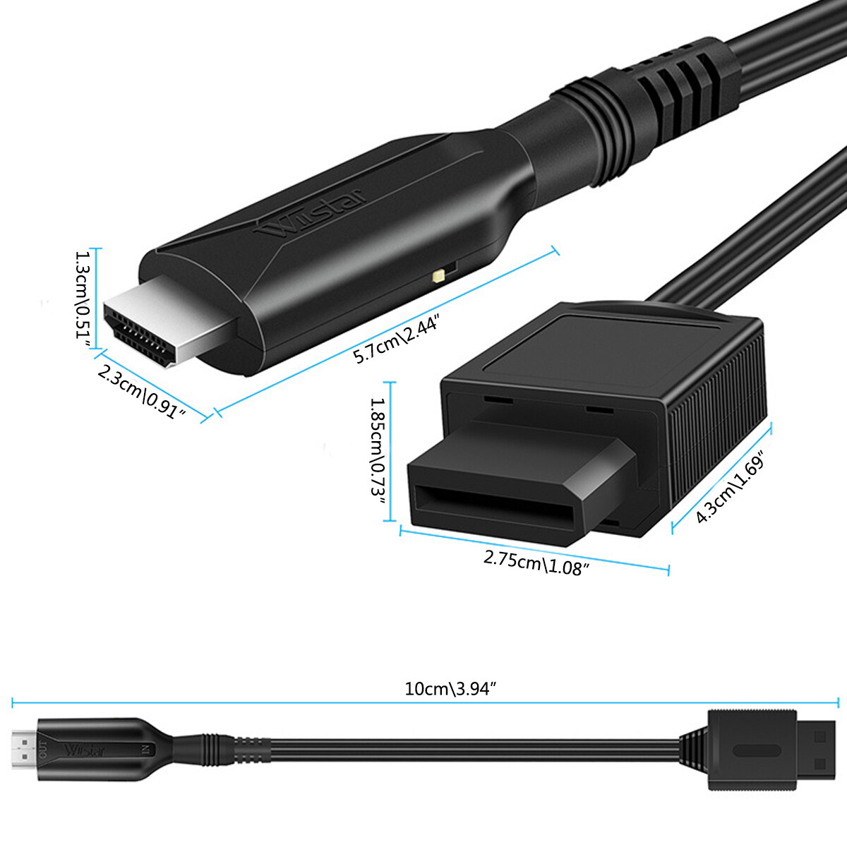 WII to HDMI Cable Converter Full HD 1080P WII to HDMI Wii 2 HDMI Converter_NEW