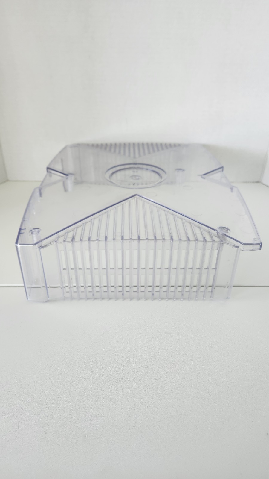 Original Xbox Clear Plastic Ghost Case Lid Upper Shell Read