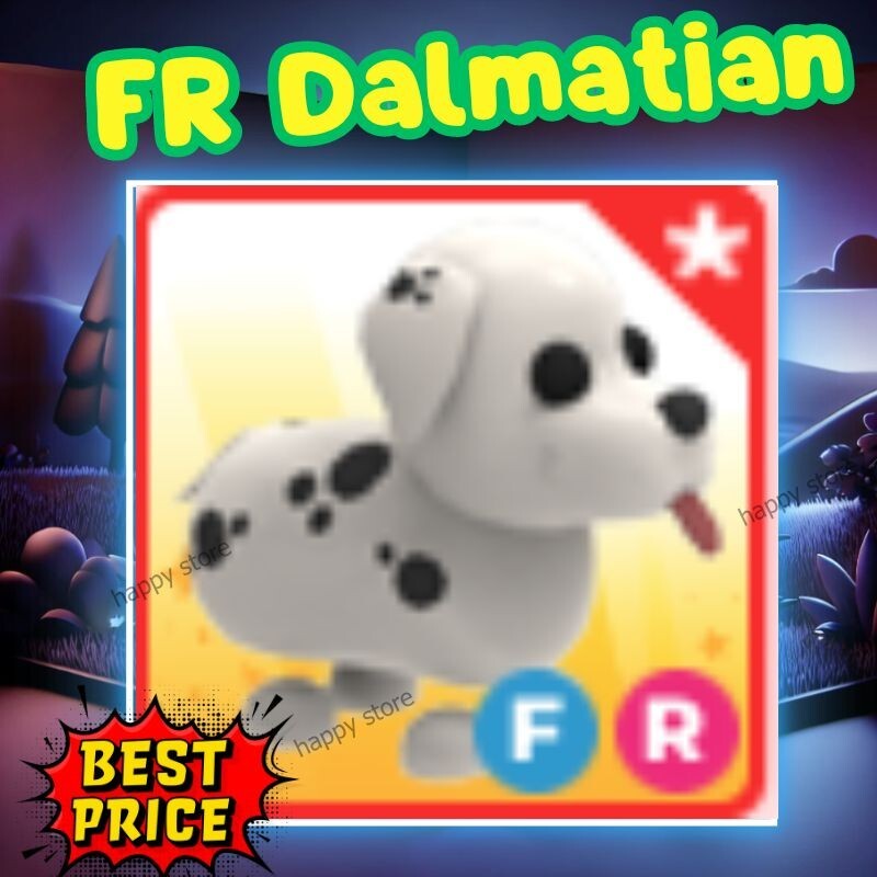Fr Dalmatian(Fly/ride) Adopt From Me Best Price 2024& Fast Delivery