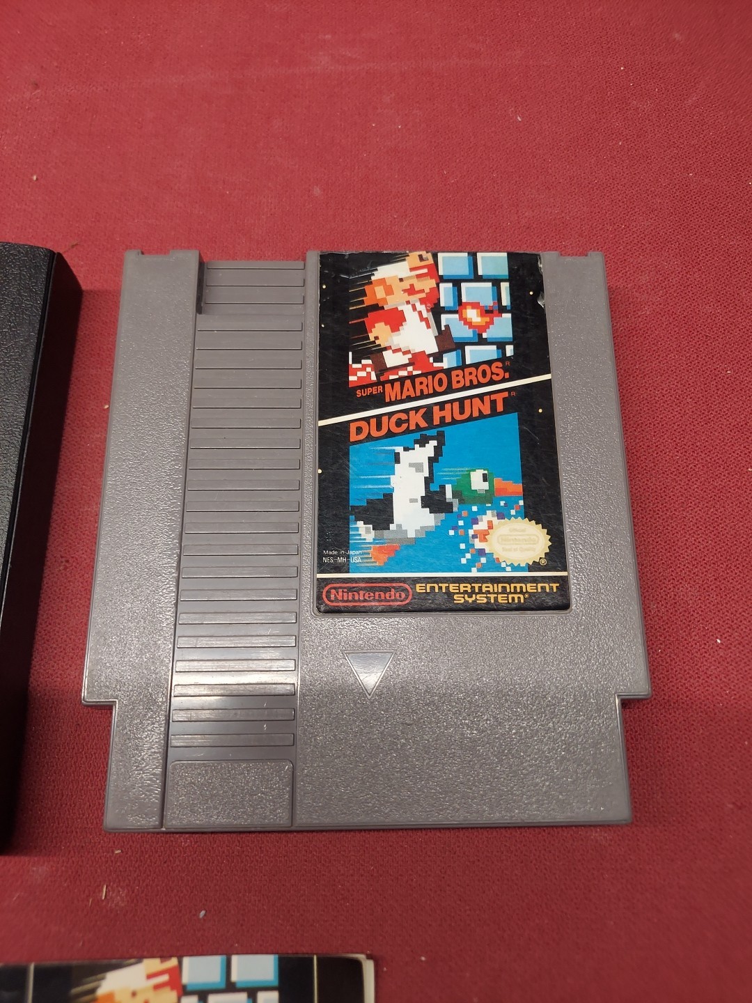 Nintendo NES Super Mario Bros Duck Hunt Game Instruction Booklet Manual Sleeve
