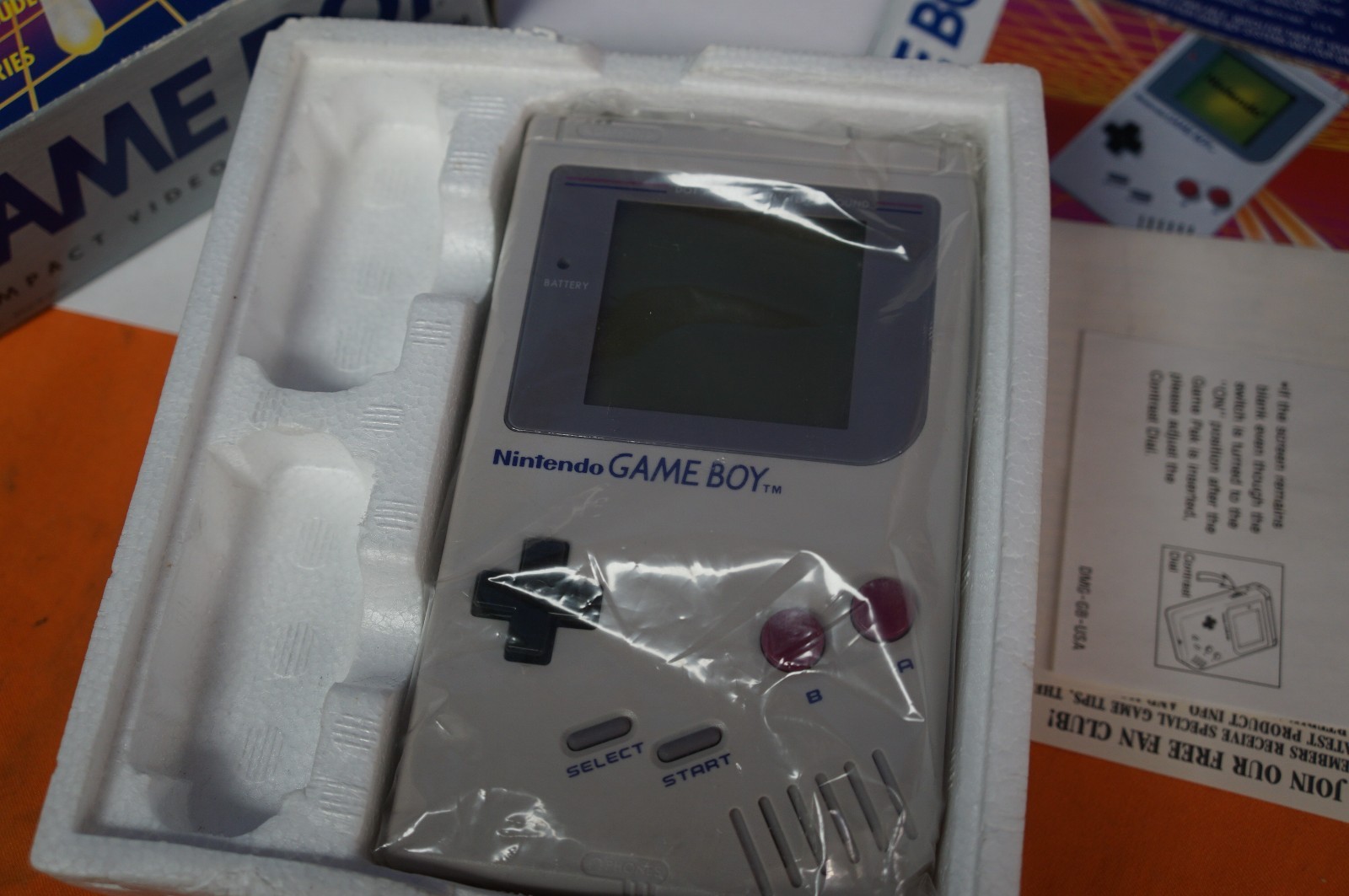 Nintendo Game Boy Launch Edition Handheld System – Gray W/Box