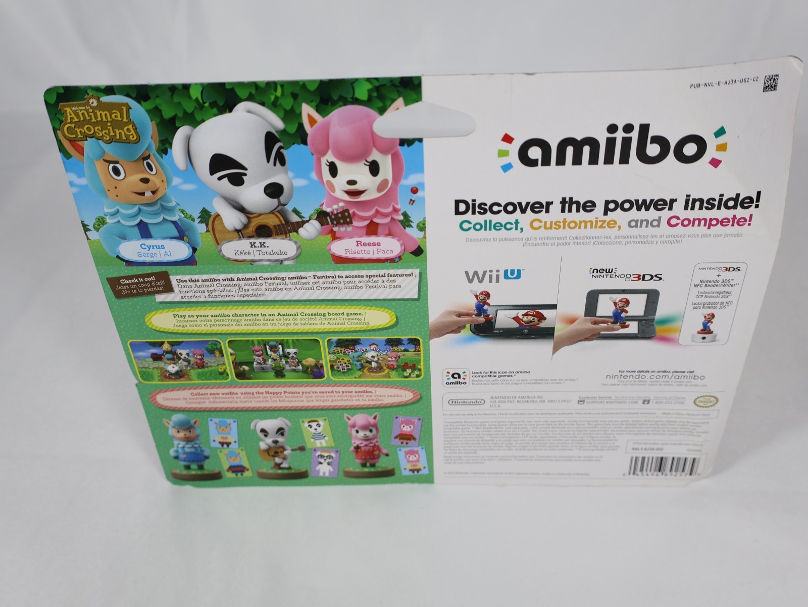 Nintendo Amiibo Animal Crossing Series Edition 3-Pack Cyrus KK Reese Sealed
