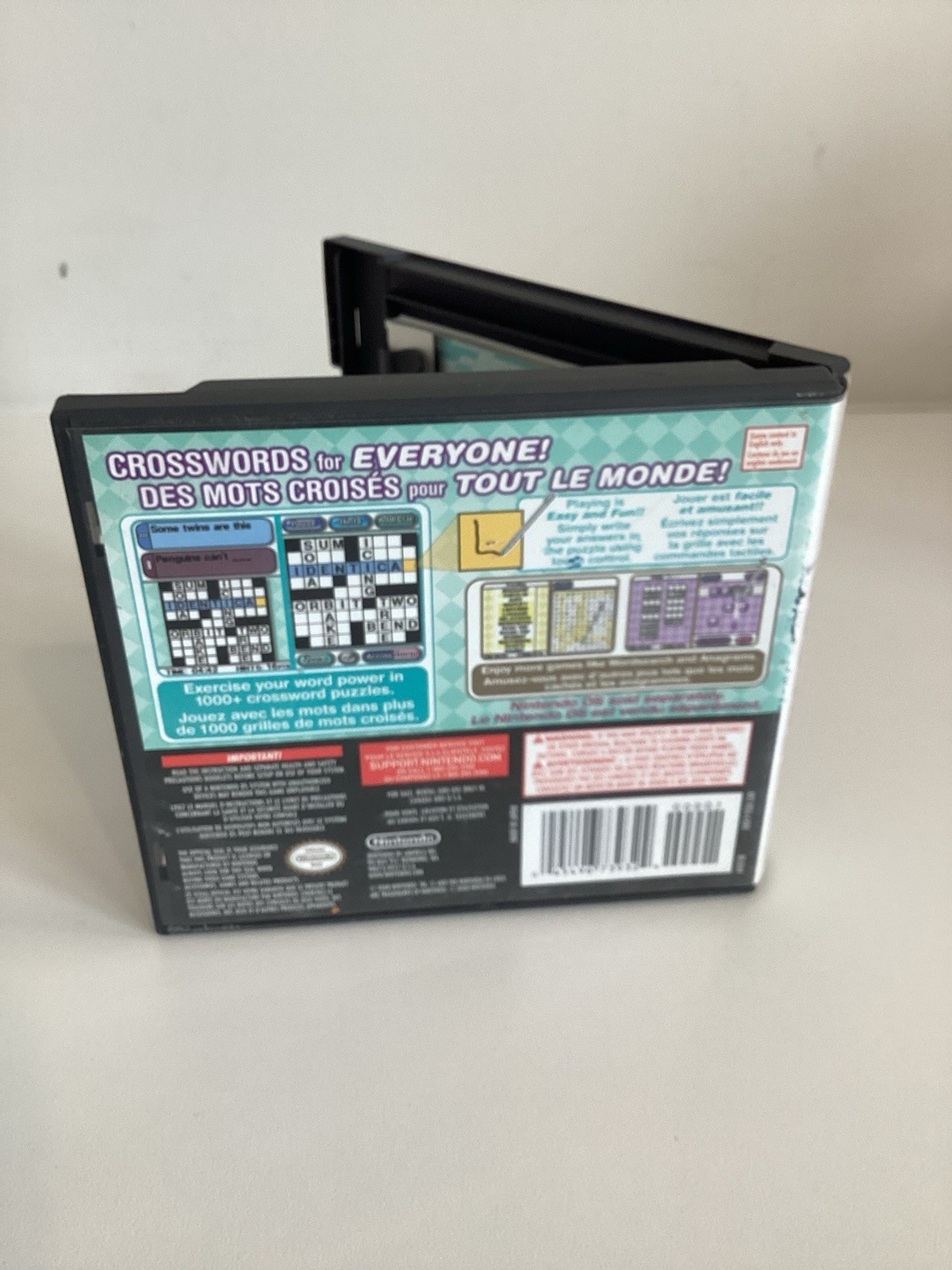 Crosswords DS Nintendo DS CIB Complete All Inserts TESTED
