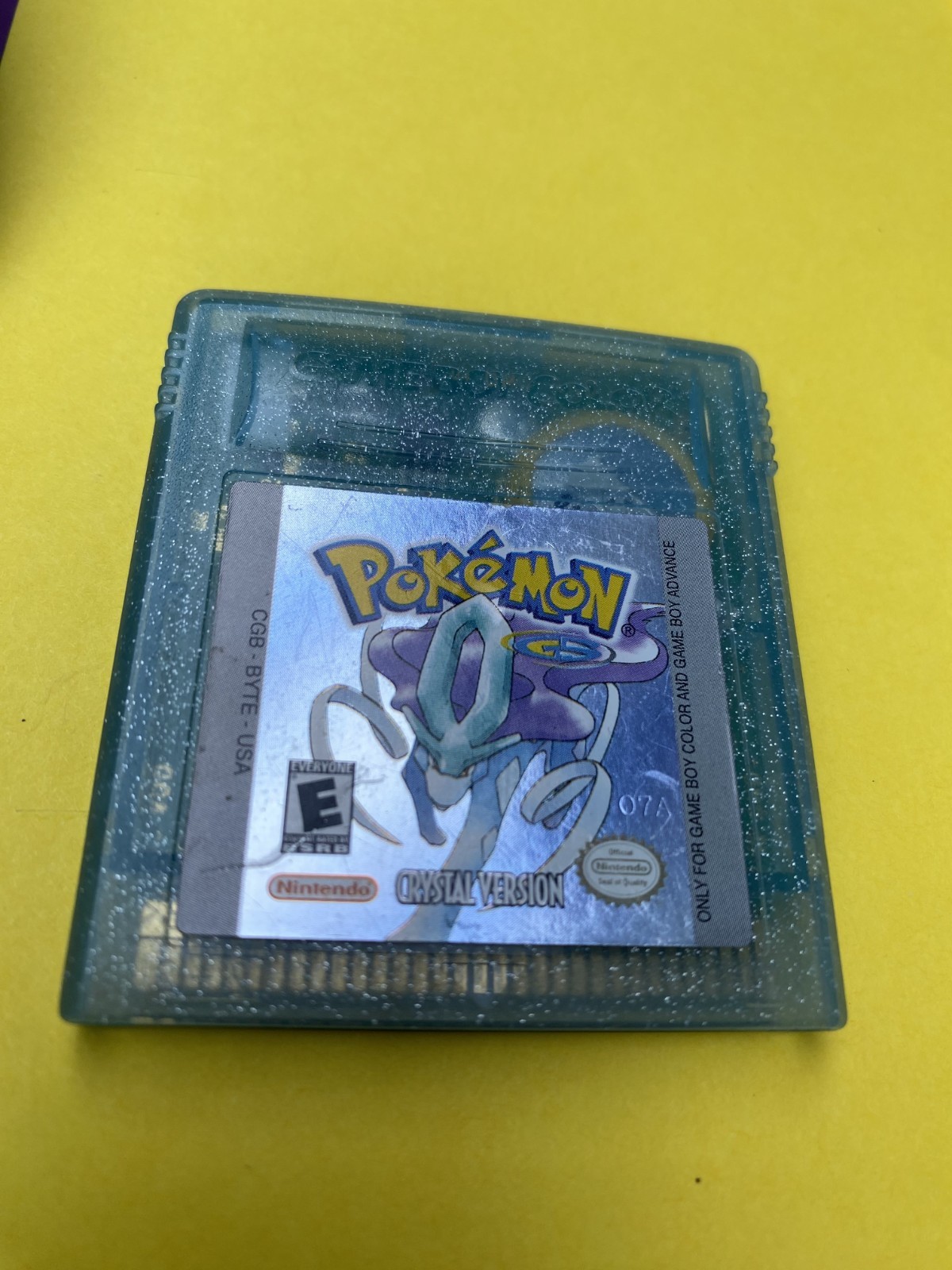 VIDEO TESTED Pokemon Crystal Version Gameboy Color Authentic Cartridge