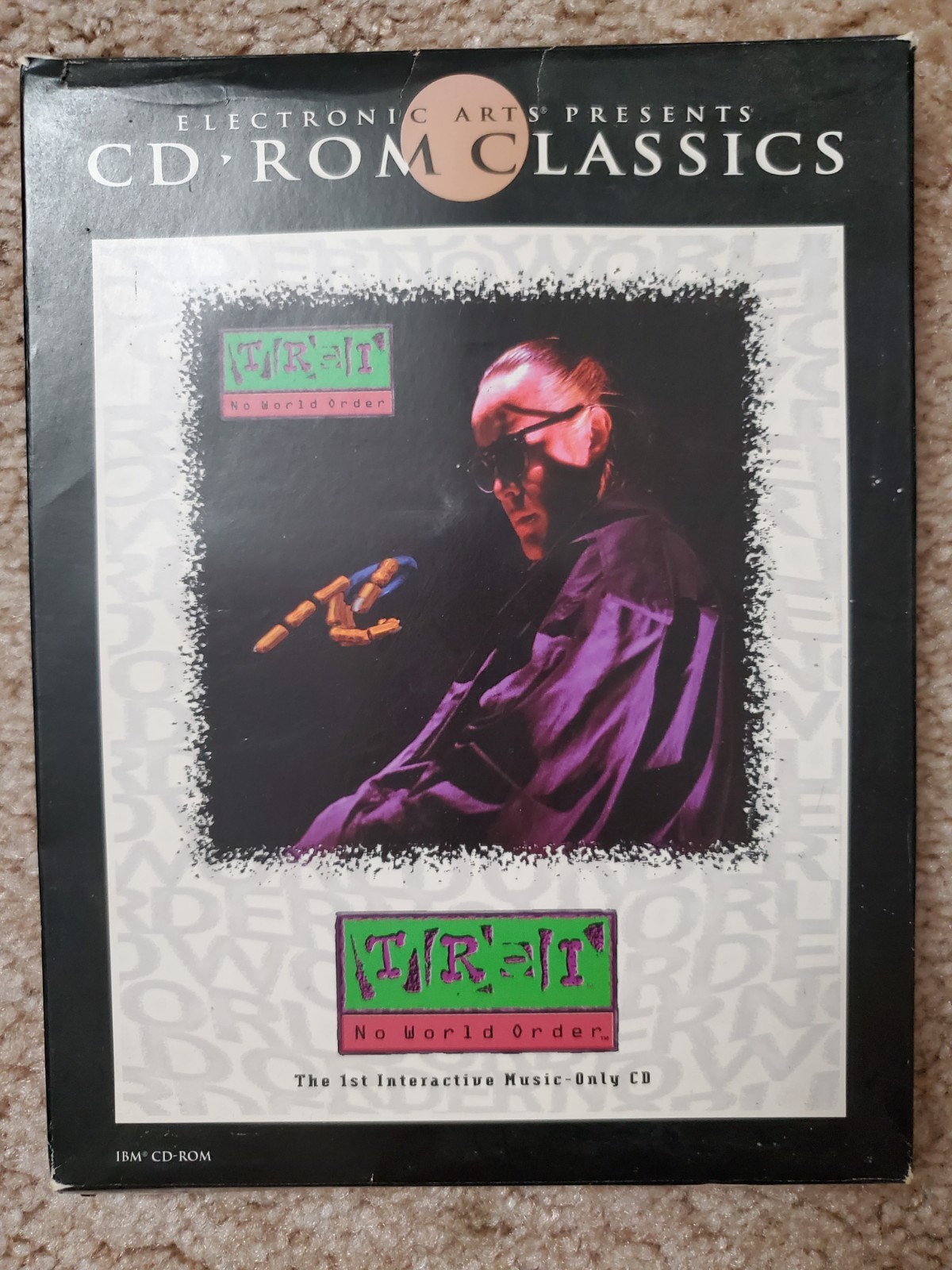 No Word Order Todd Rundgren Interactive Music CD ROM, PC, Electronic Arts 1994