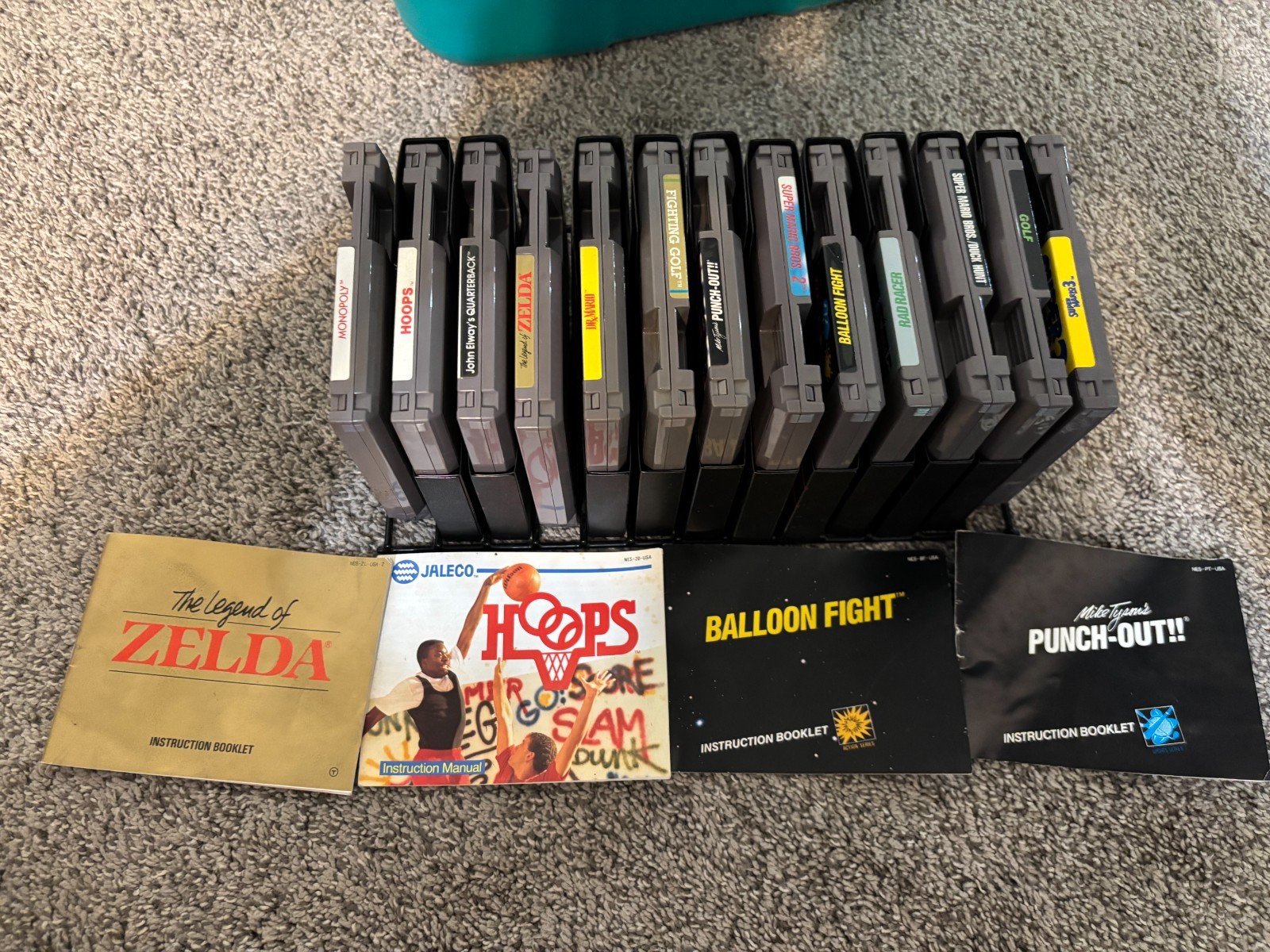 Nintendo Entertainment System Console–All Cables, Accessories, & GAMES
