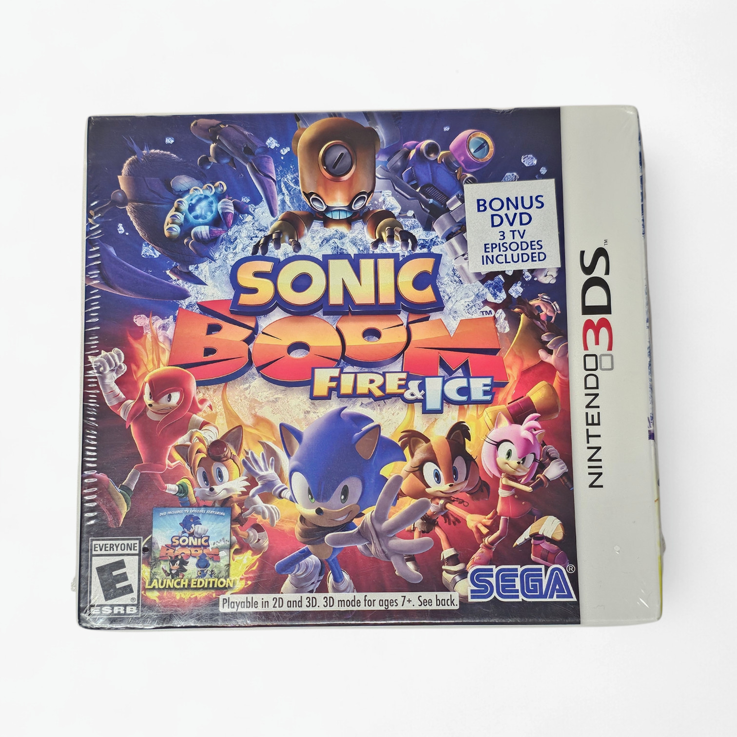 Sonic Boom: Fire & Ice Nintendo 3DS New Sealed