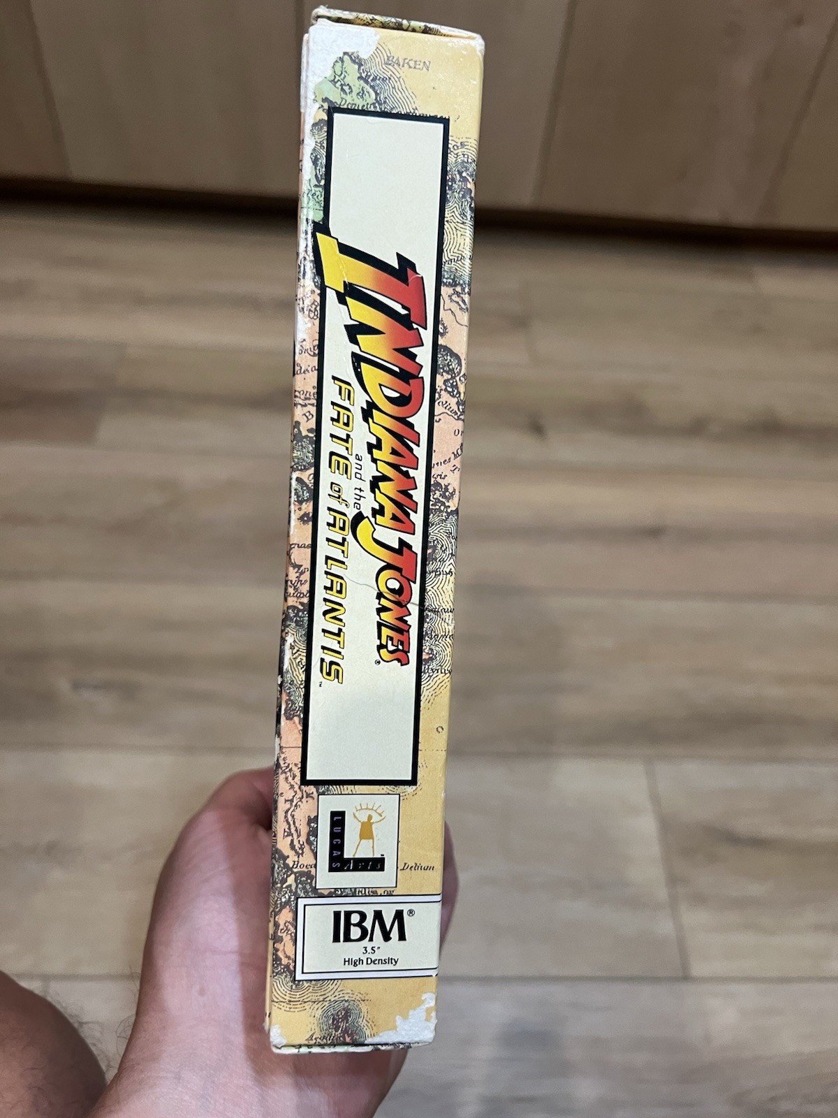 Indiana Jones and the Fate of Atlantis Big Box PC 3.5″ Very Good w/ Ref Card