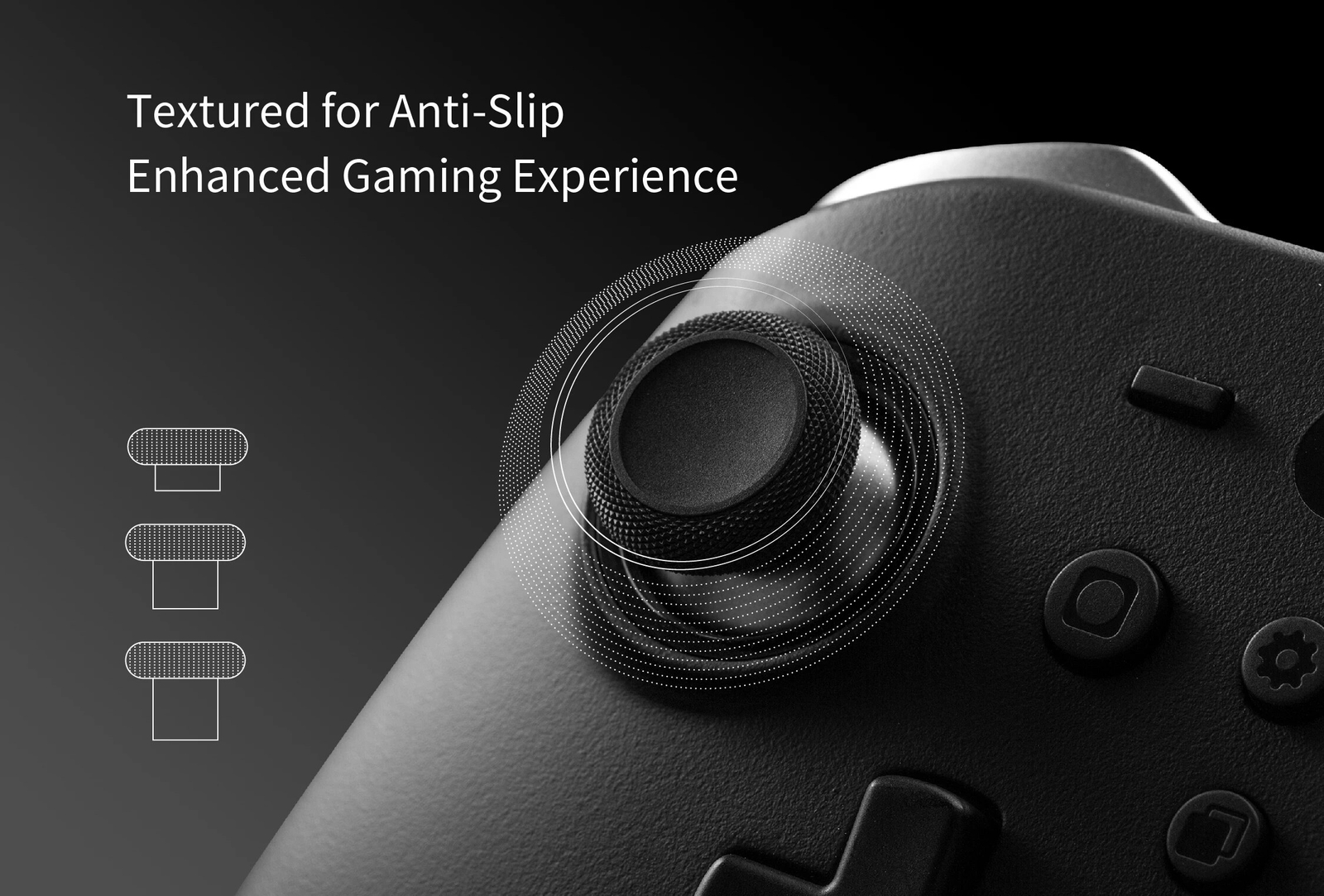 GuliKit KingKong Ring Thumbstick Kit Joystick Cap Analog for Kingkong 2 pro KK3