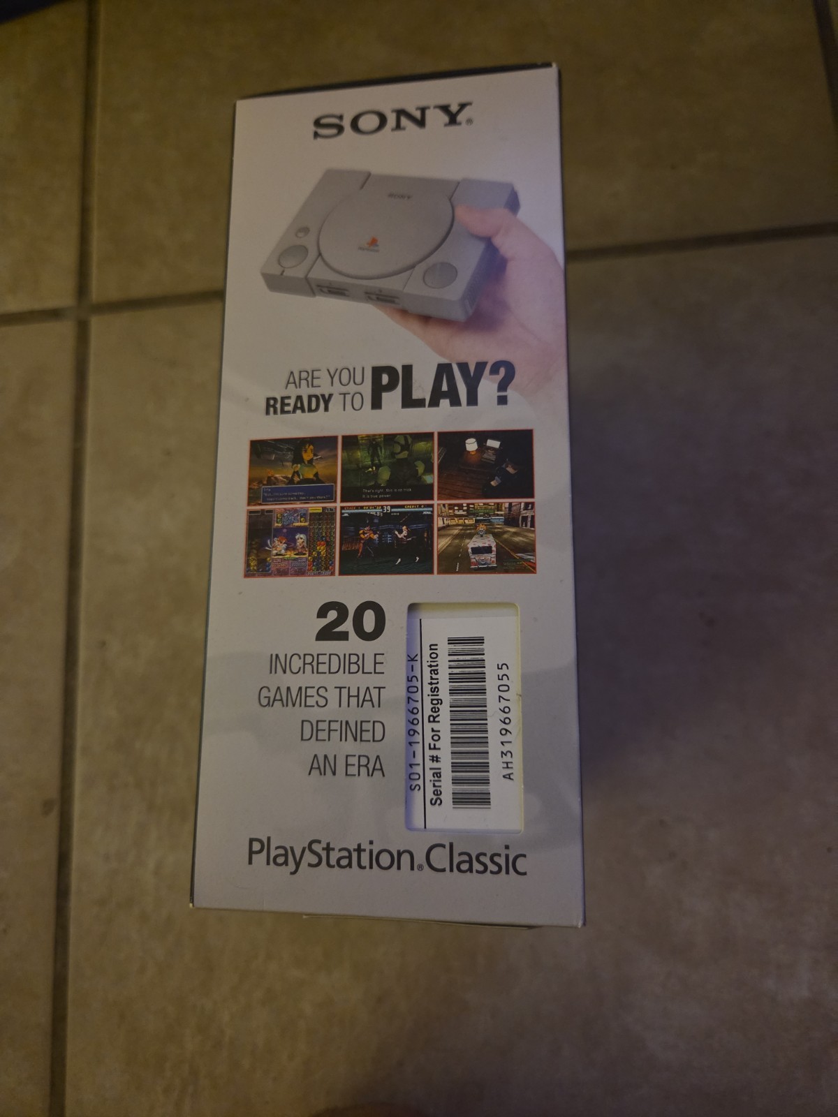 Brand New Sony PlayStation Classic Gray Console (3003868)