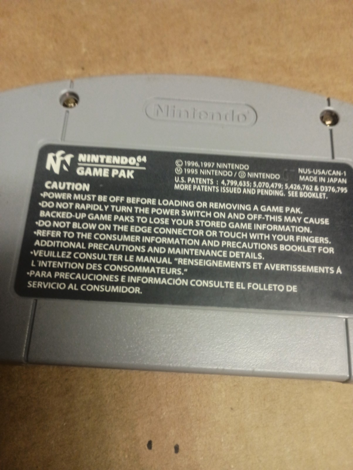  NBA Live 99 NINTENDO 64 Game 