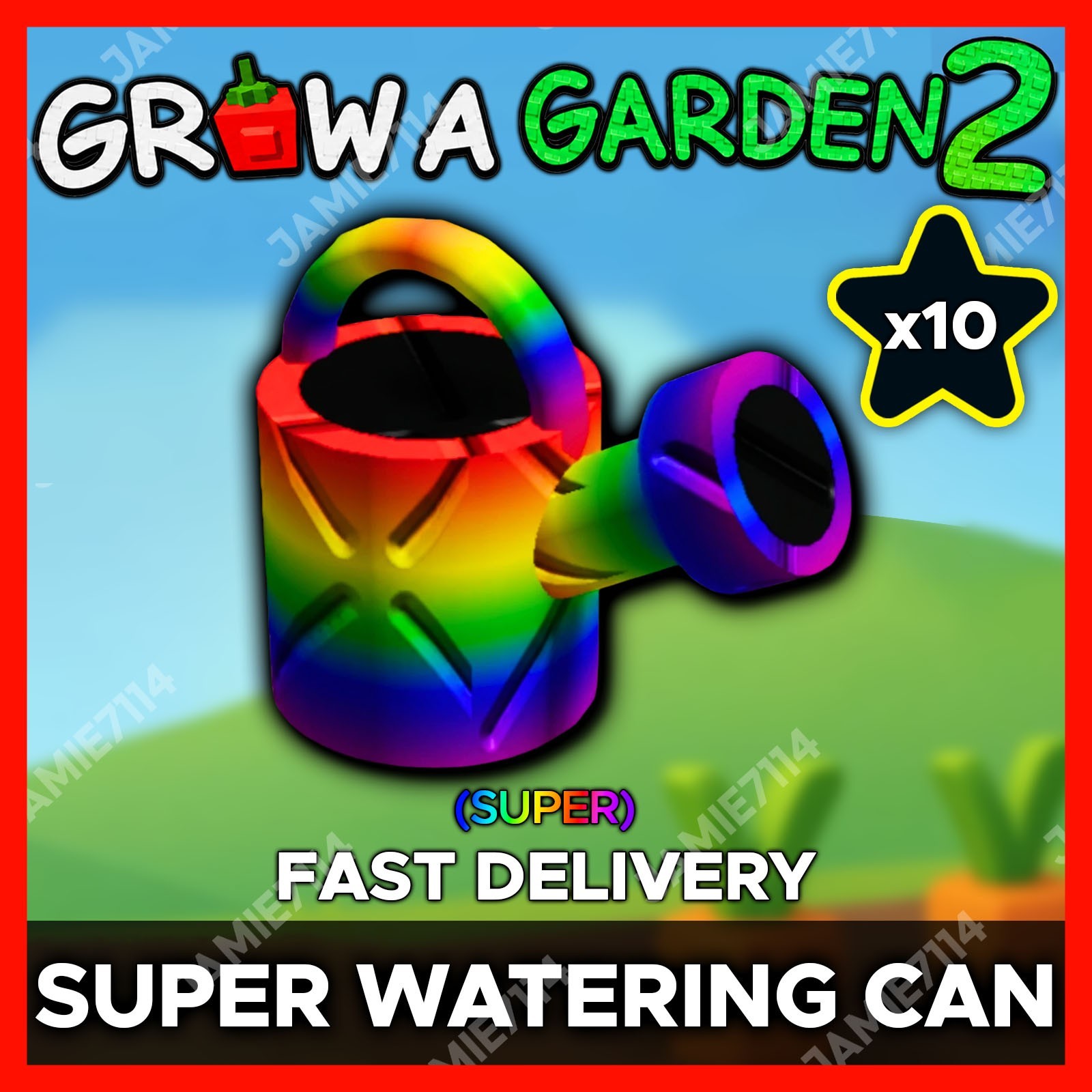 🪴Grow a Garden 2 | Super Watering Can x10 | GAG2 Fast & Easy