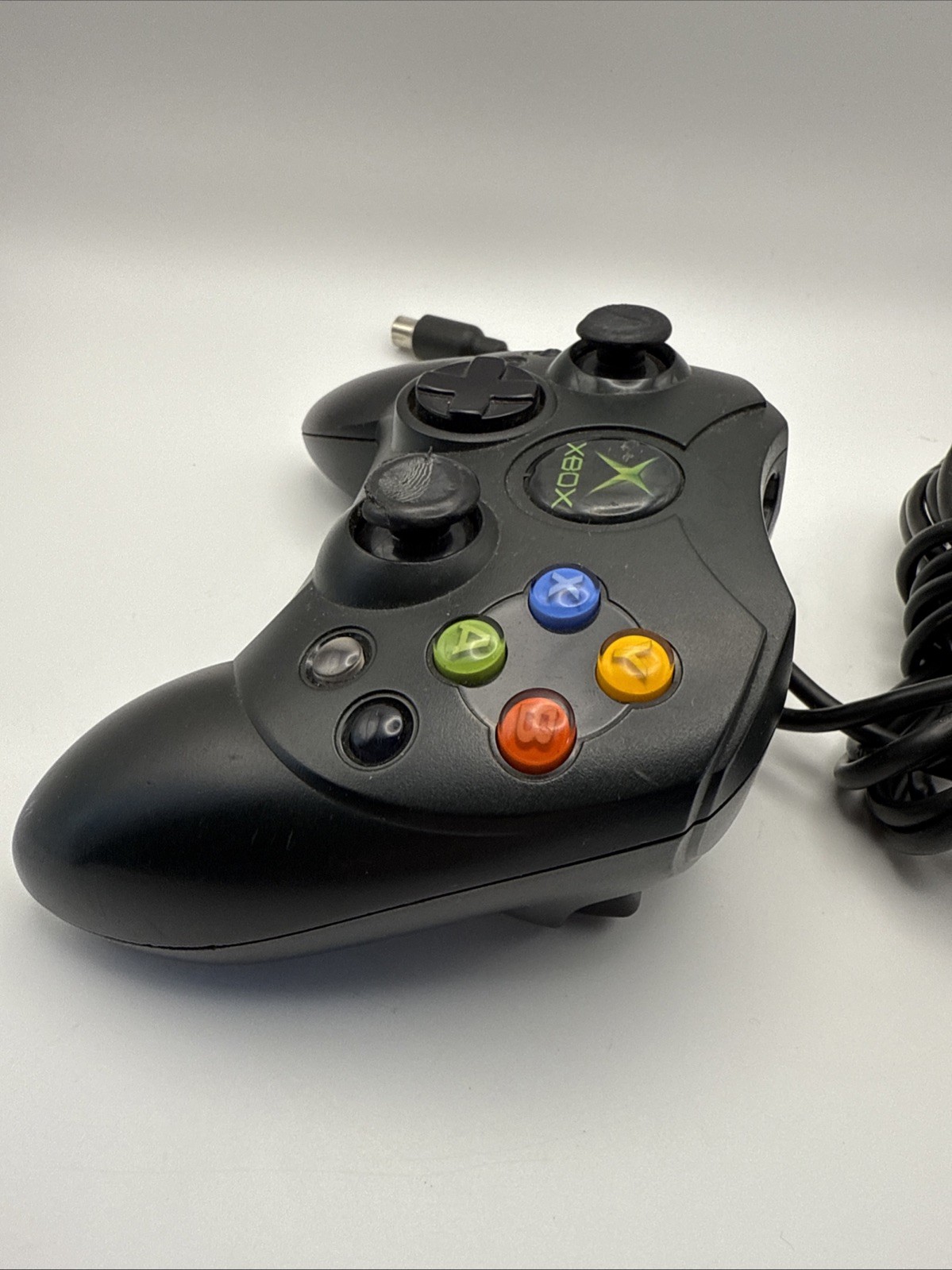 Microsoft Xbox Controller S Wired Black Model X08-69873 Original Untested