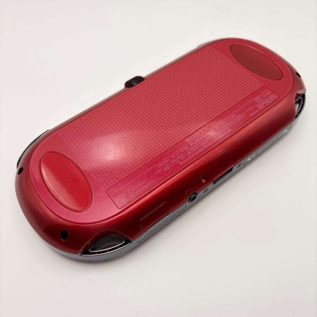 Excellent SONY PlayStation Vita Wi-Fi Model Cosmic Red Limited Edition PCH-1000
