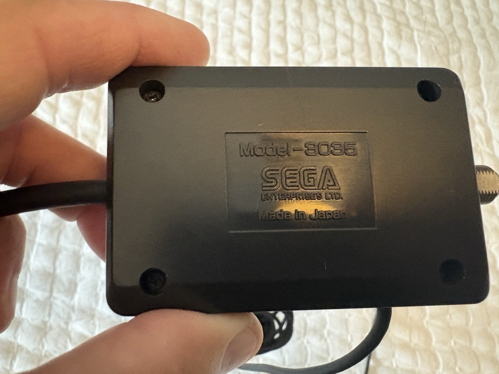 Sega Master System Lot Light phaser, OEM Cable And Rambo 3. Read Description!
