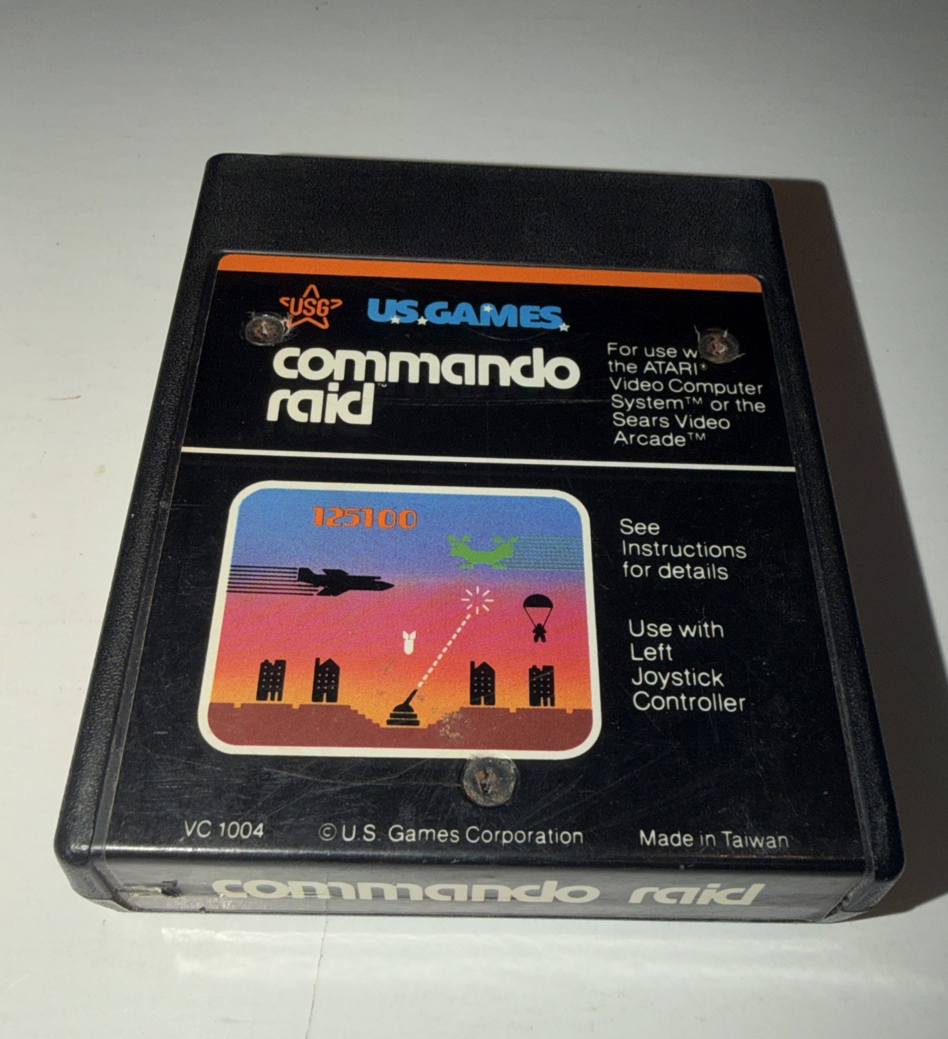 Commando Raid / Space Jockey / Towering Inferno /Word Zapper(Atari 2600)Lot of 4