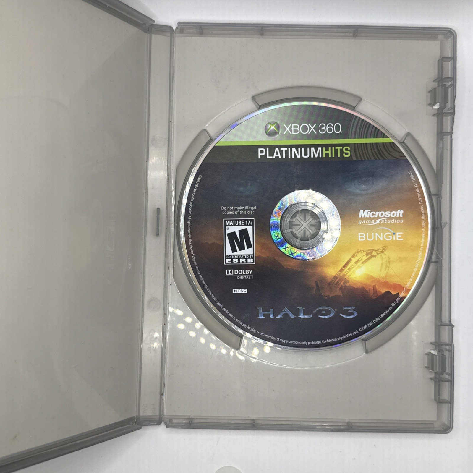 Lot Of 4 Xbox 360 Halo Games: 3 ODST, Reach, Wars, & 3 – Tested and working