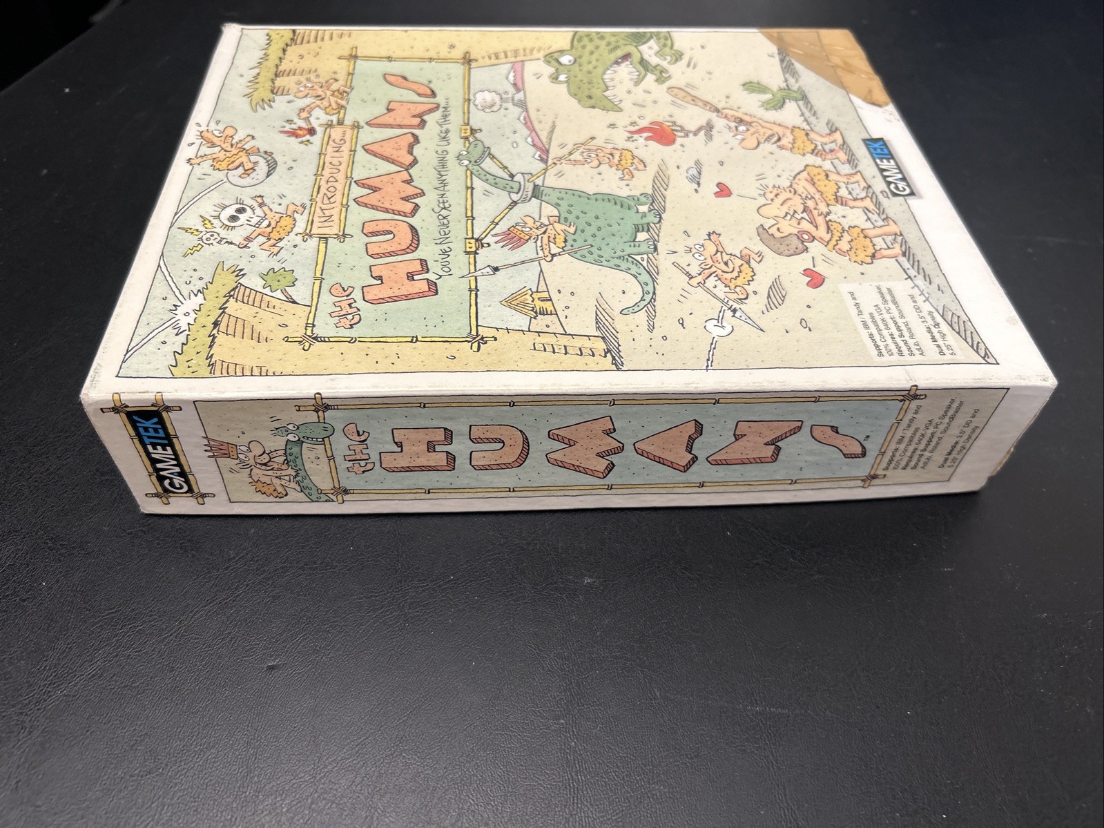 Humans (PC, 1992) – Vintage DOS Game – Untested – Rare Retro Puzzle Platformer