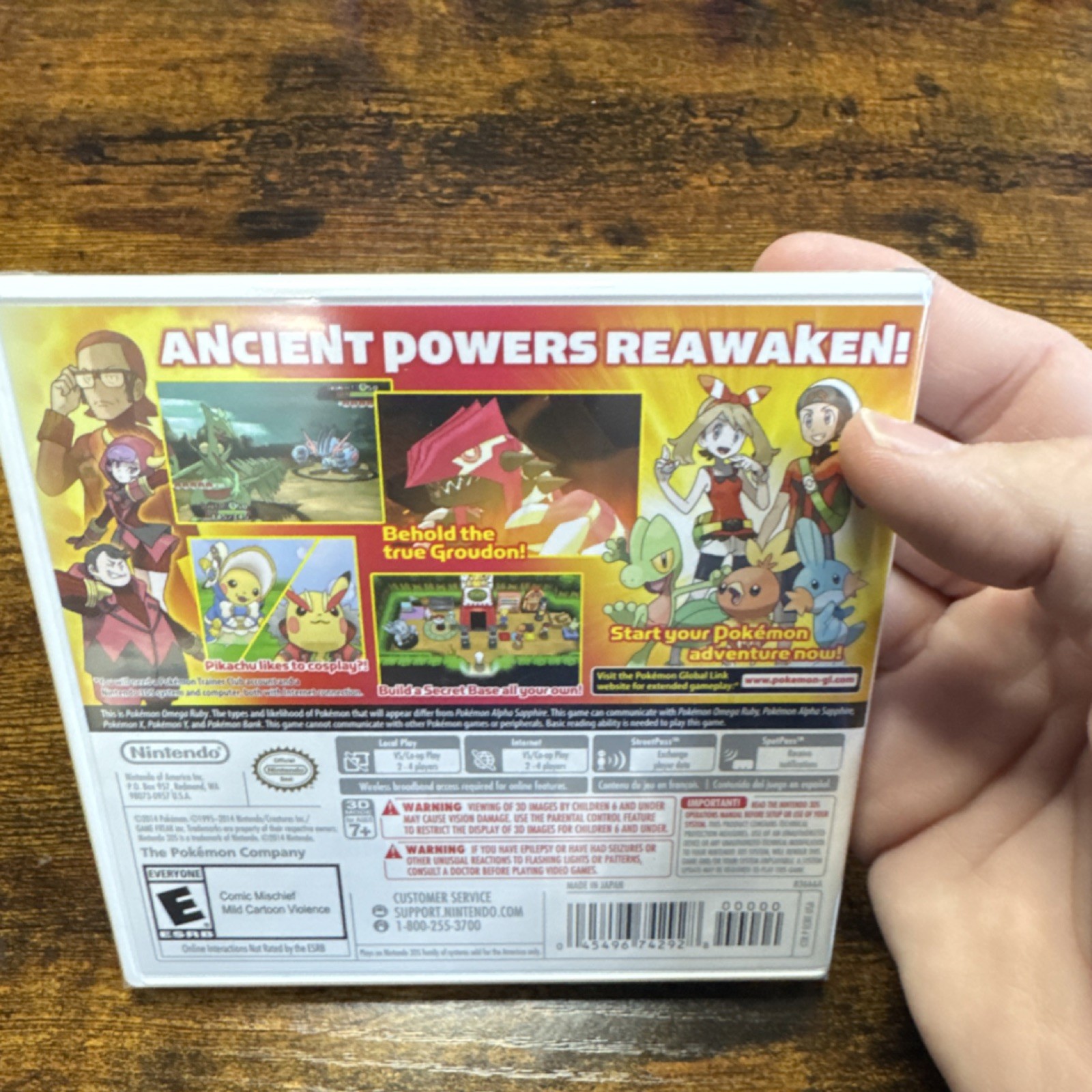 Nintendo 3DS Omega Ruby Original Game Case DVD Keep Case Box USA