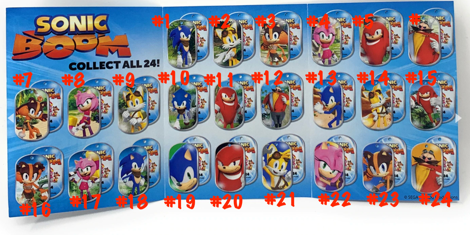 Sonic Boom Dogtag Dog tag Blind pack Necklace : #9