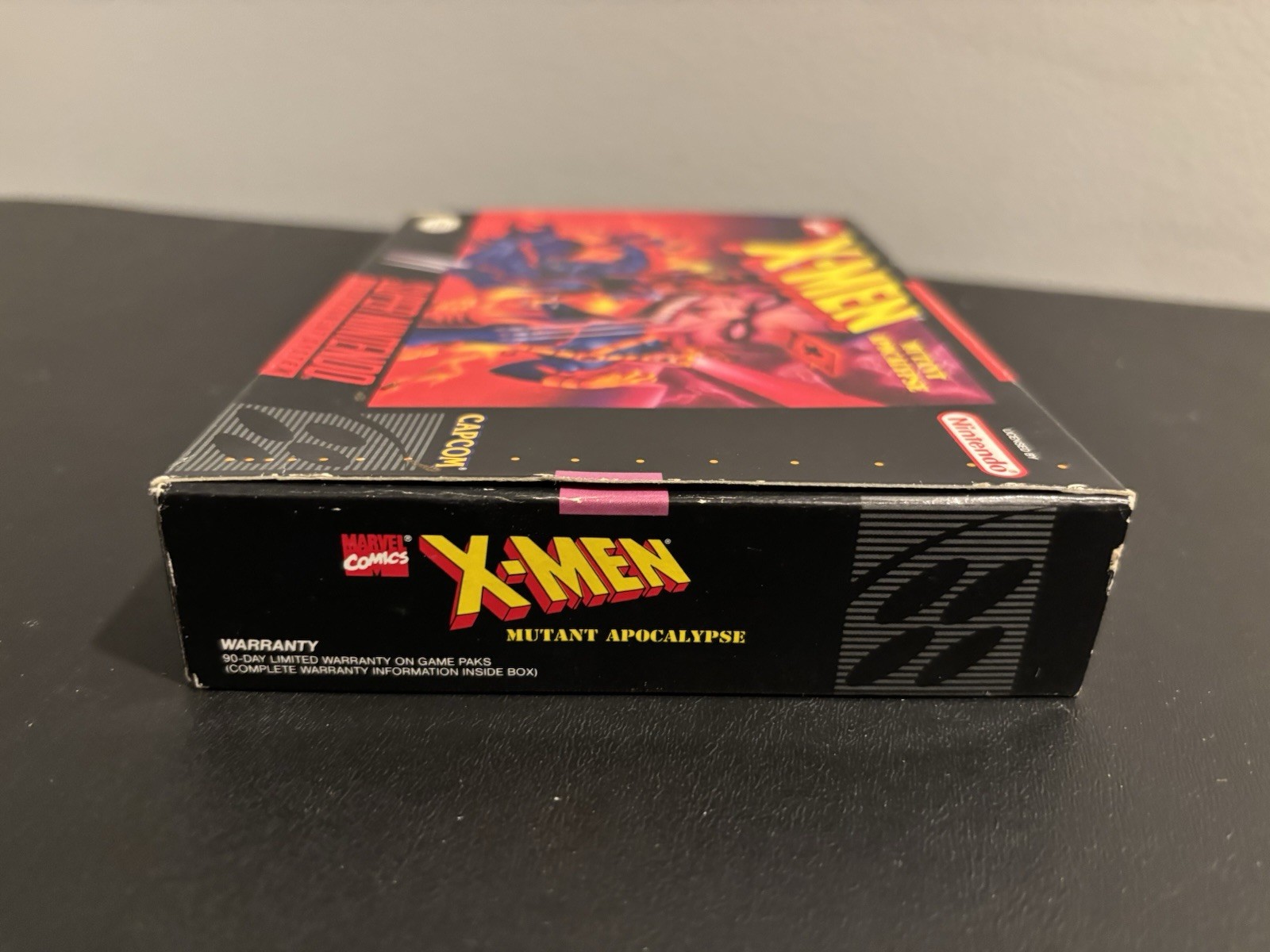 X-Men: Mutant Apocalypse (SNES Super Nintendo 1994) Box Manual & Cart Authentic
