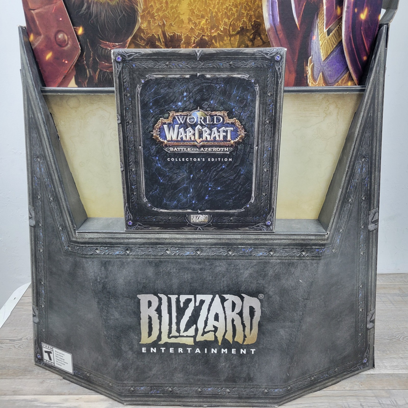 5ft WoW Battle Of Azeroth Game Stop Gaming Store 3D Display Promo World Warcraft