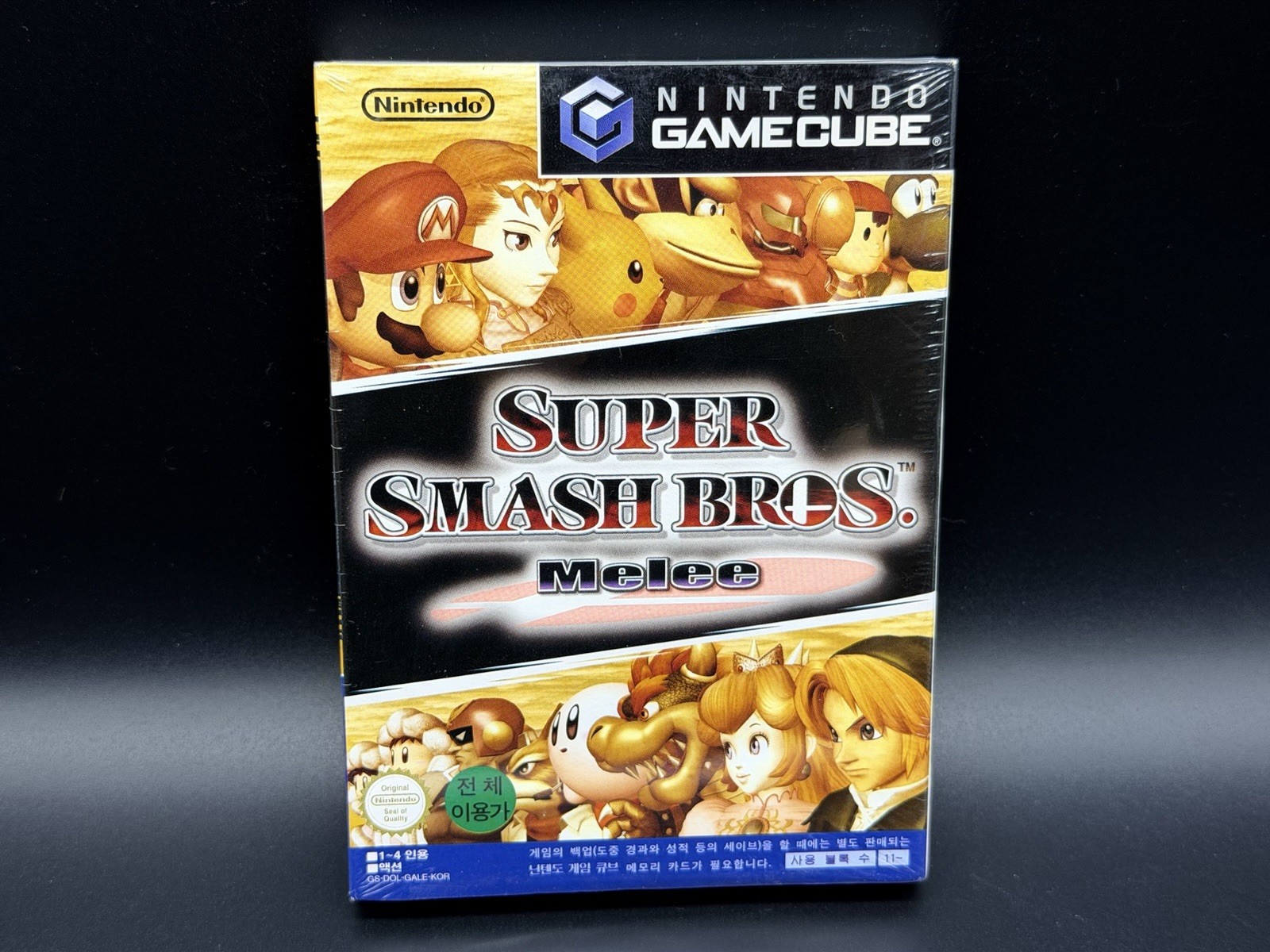 SUPER RARE Super Smash Bros Melee Nintendo GameCube GC Korean Version Korea CIB