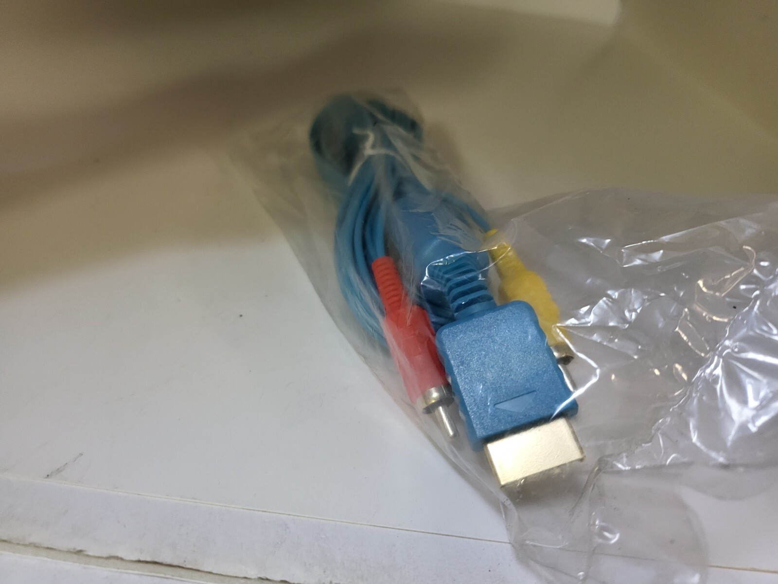NEW Blue 10FT Gold Plated High Quality AV Audio Video Cable Playstation3 PS3