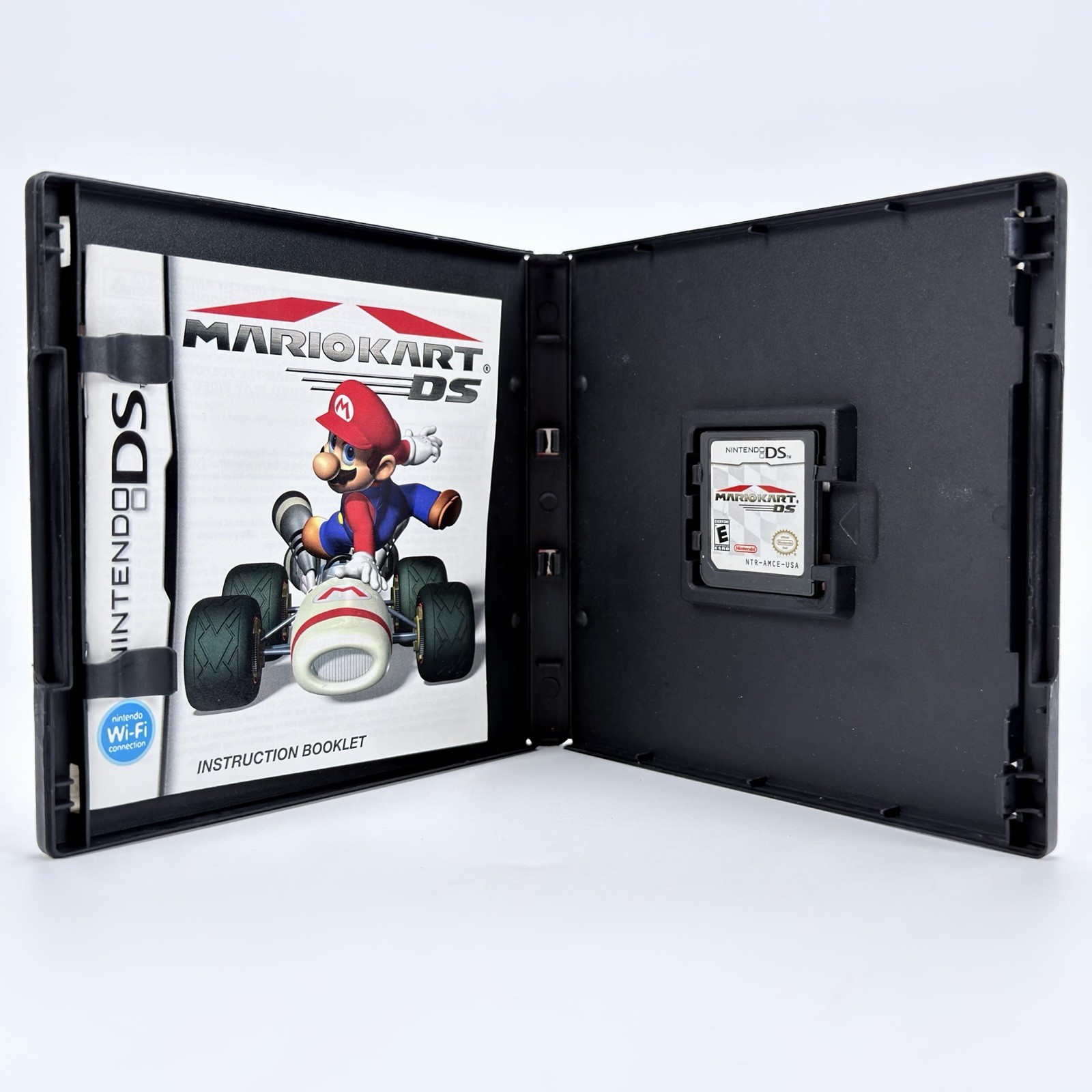Mario Kart Nintendo DS 2005 CIB Complete TESTED Authentic Super Luigi Peach