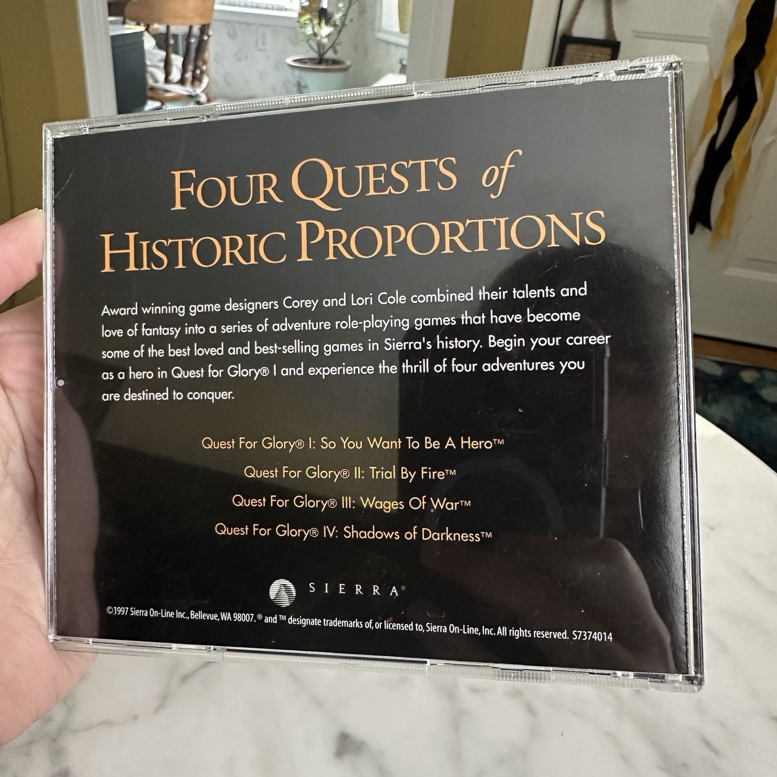 Quest for Glory 1-5 PC Video Game CDs ‘97 ‘98 Window Apple – Fantasy Action RPG