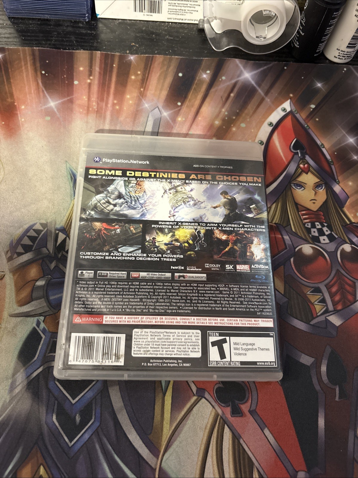 X-Men: Destiny (Sony PlayStation 3, 2011) Complete in Box w/ Manual