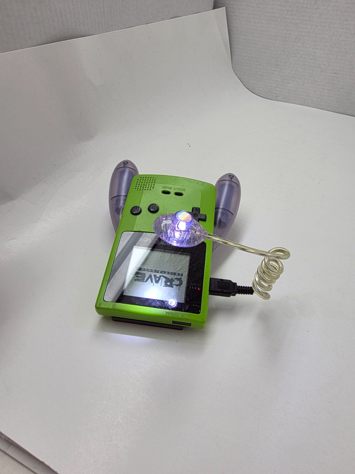 NEW Super Bright LED Snake Worm Light for GameBoy Color No Batteries Required