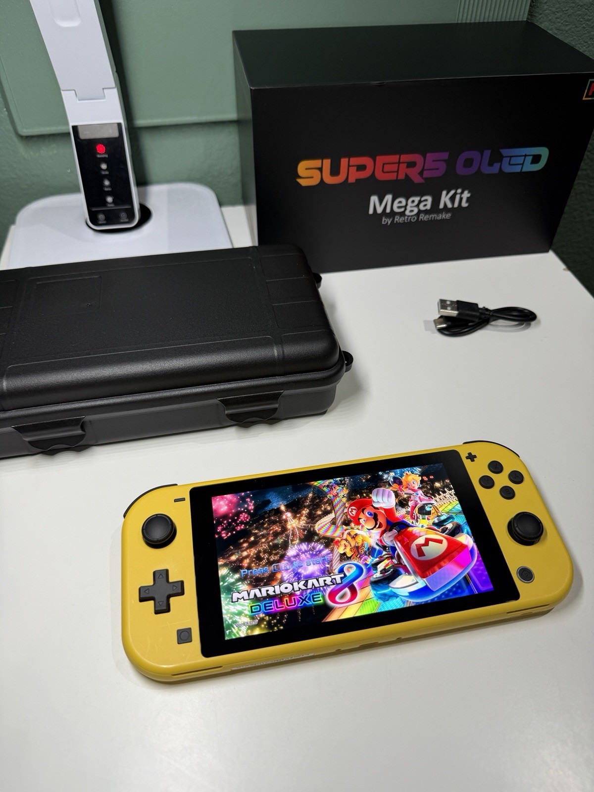🔥 Super5 OLED Touch Nintendo Switch Lite, Taki Udon, Hall Effect Sticks, Yellow